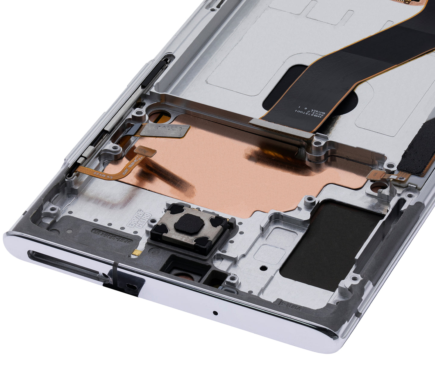 OLED Assembly With Frame For Samsung Galaxy Note 10 Plus / 5G (Service Pack) (Aura White)