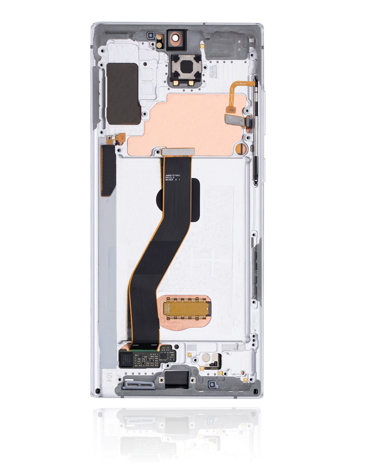 OLED Assembly With Frame For Samsung Galaxy Note 10 Plus / 5G (Service Pack) (Aura White)