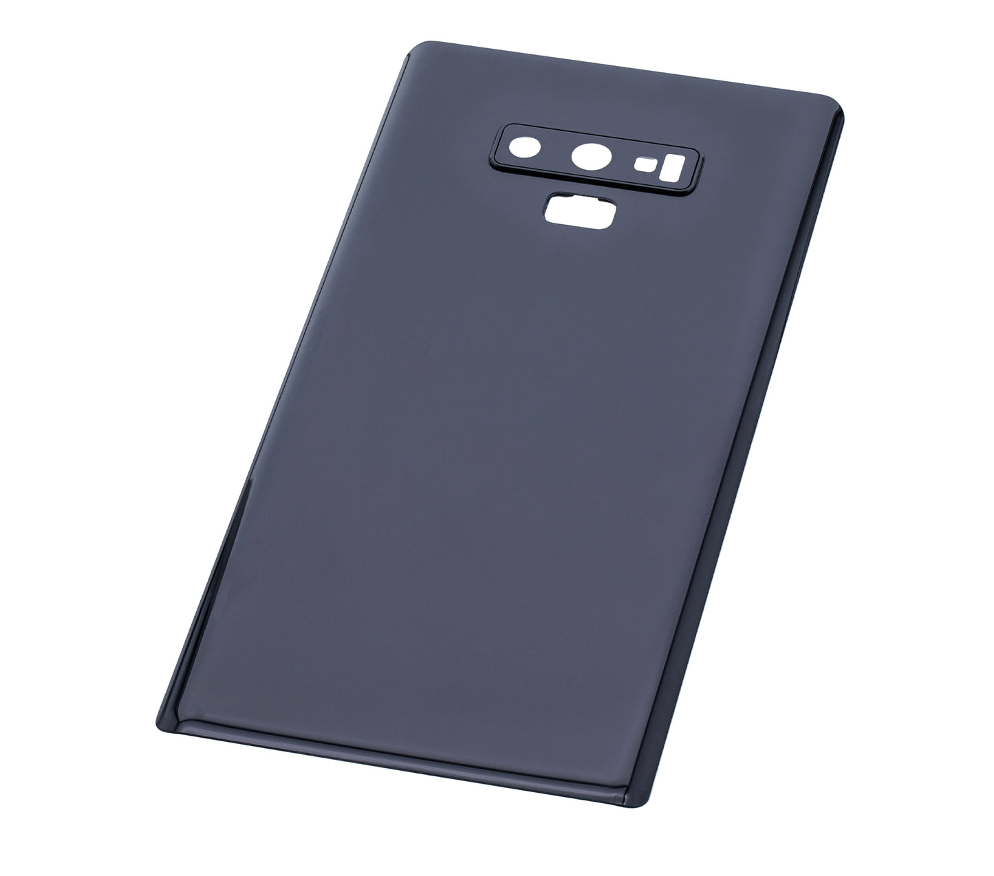 Back Cover Glass With Camera Lens For Samsung Galaxy Note 9 (No Logo) (Aftermarket Plus) (Midnight Black)