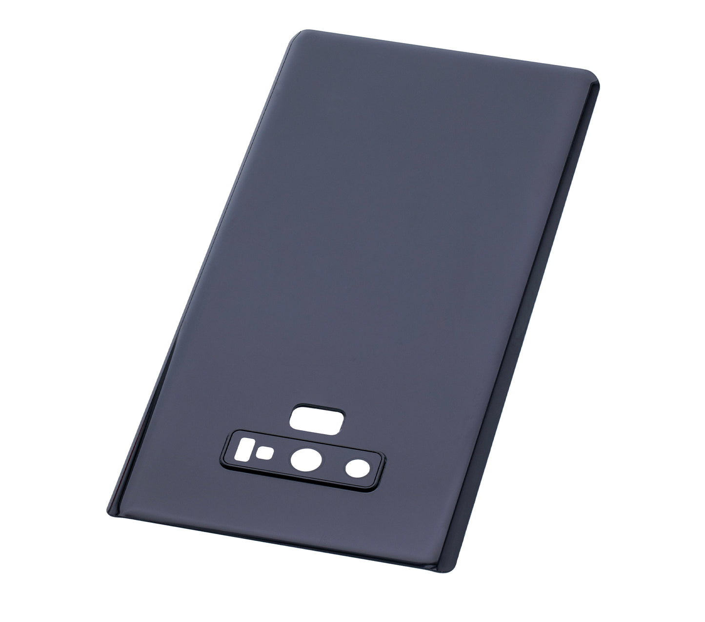 Back Cover Glass With Camera Lens For Samsung Galaxy Note 9 (No Logo) (Aftermarket Plus) (Midnight Black)