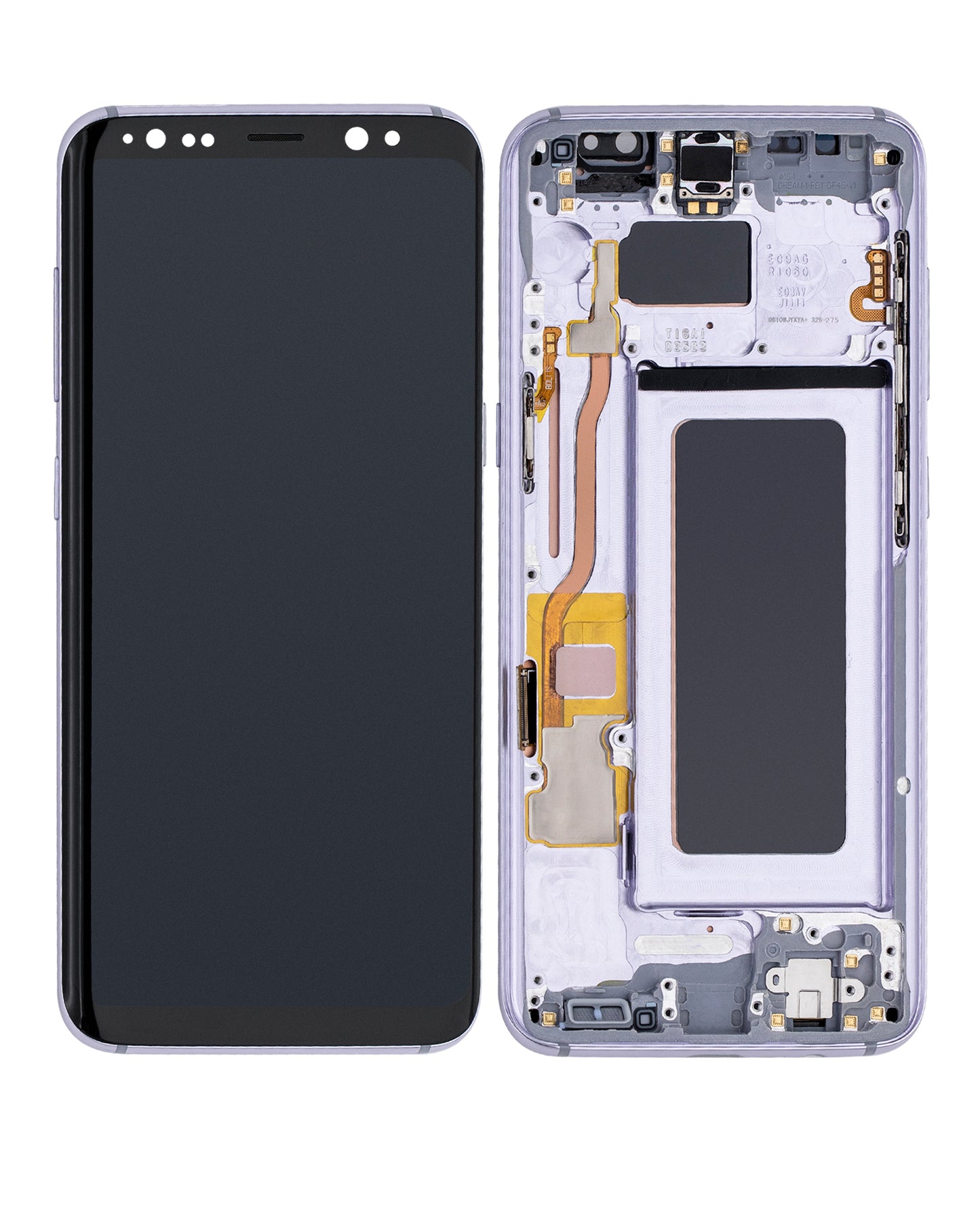 OLED Assembly With Frame For Samsung Galaxy S8 (Refurbished) (Orchid Gray)