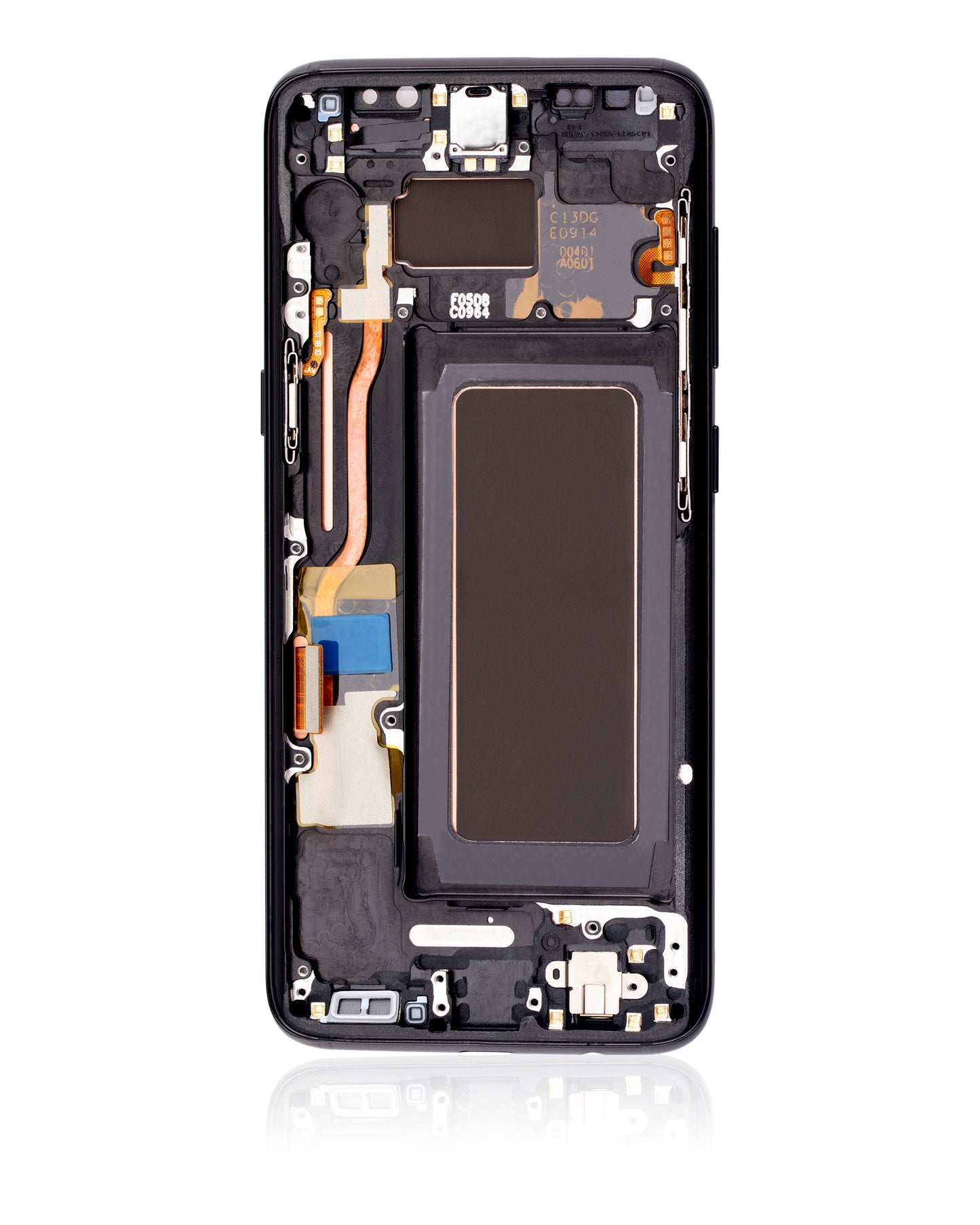 OLED Assembly With Frame For Samsung Galaxy S8 (Service Pack) (Midnight Black)