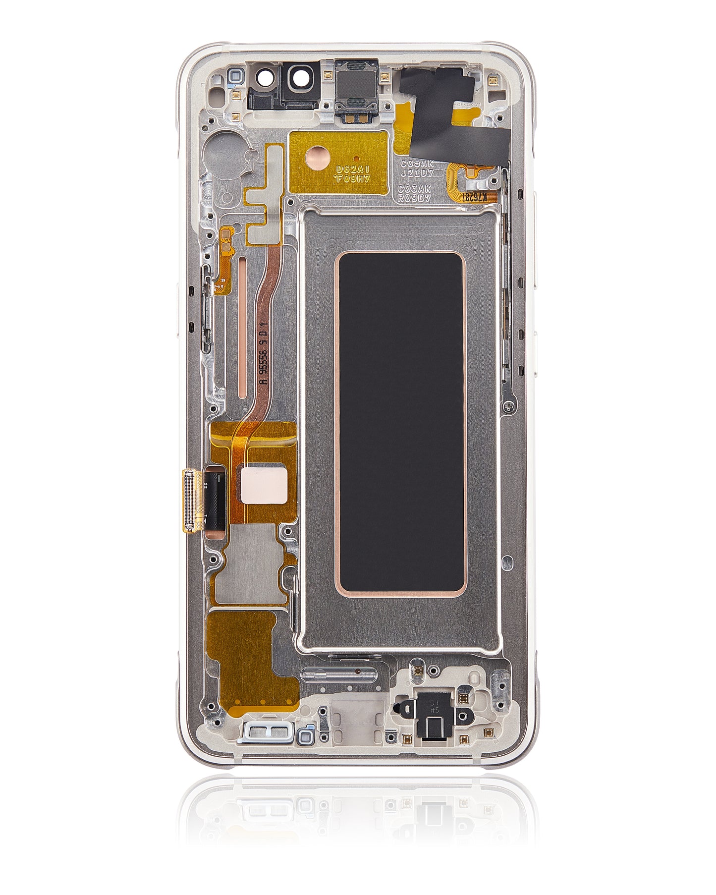 OLED Assembly With Frame For Samsung Galaxy S8 Active (Refurbished) (Tungsten Gold)