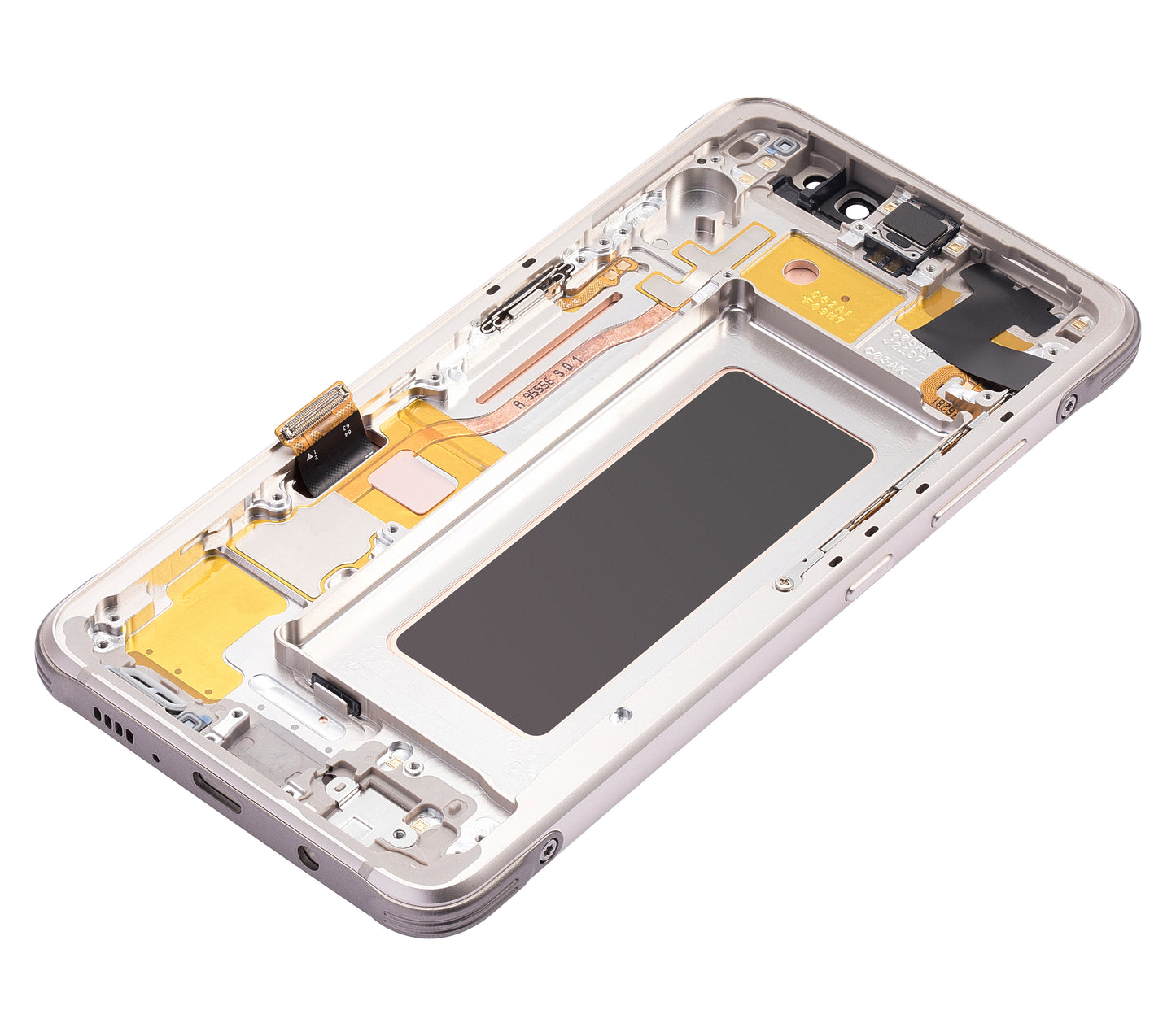 OLED Assembly With Frame For Samsung Galaxy S8 Active (Refurbished) (Tungsten Gold)