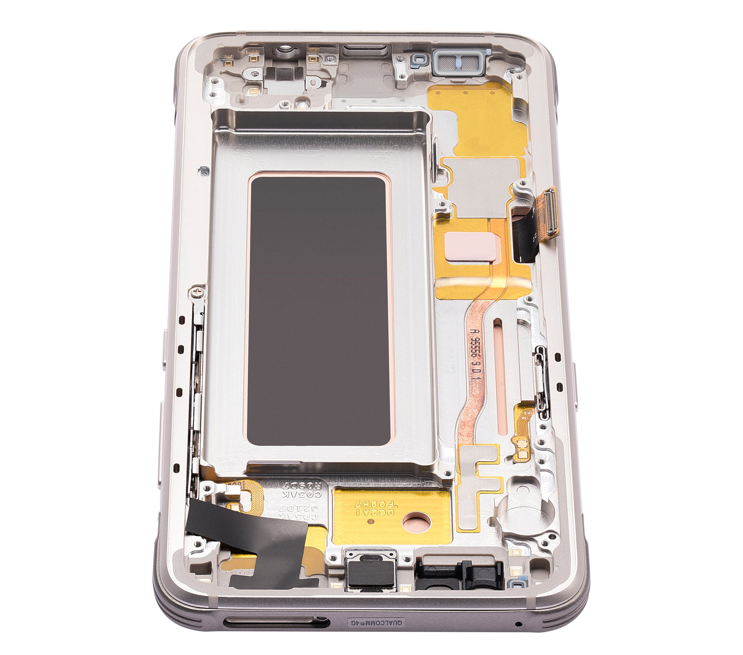 OLED Assembly With Frame For Samsung Galaxy S8 Active (Refurbished) (Tungsten Gold)
