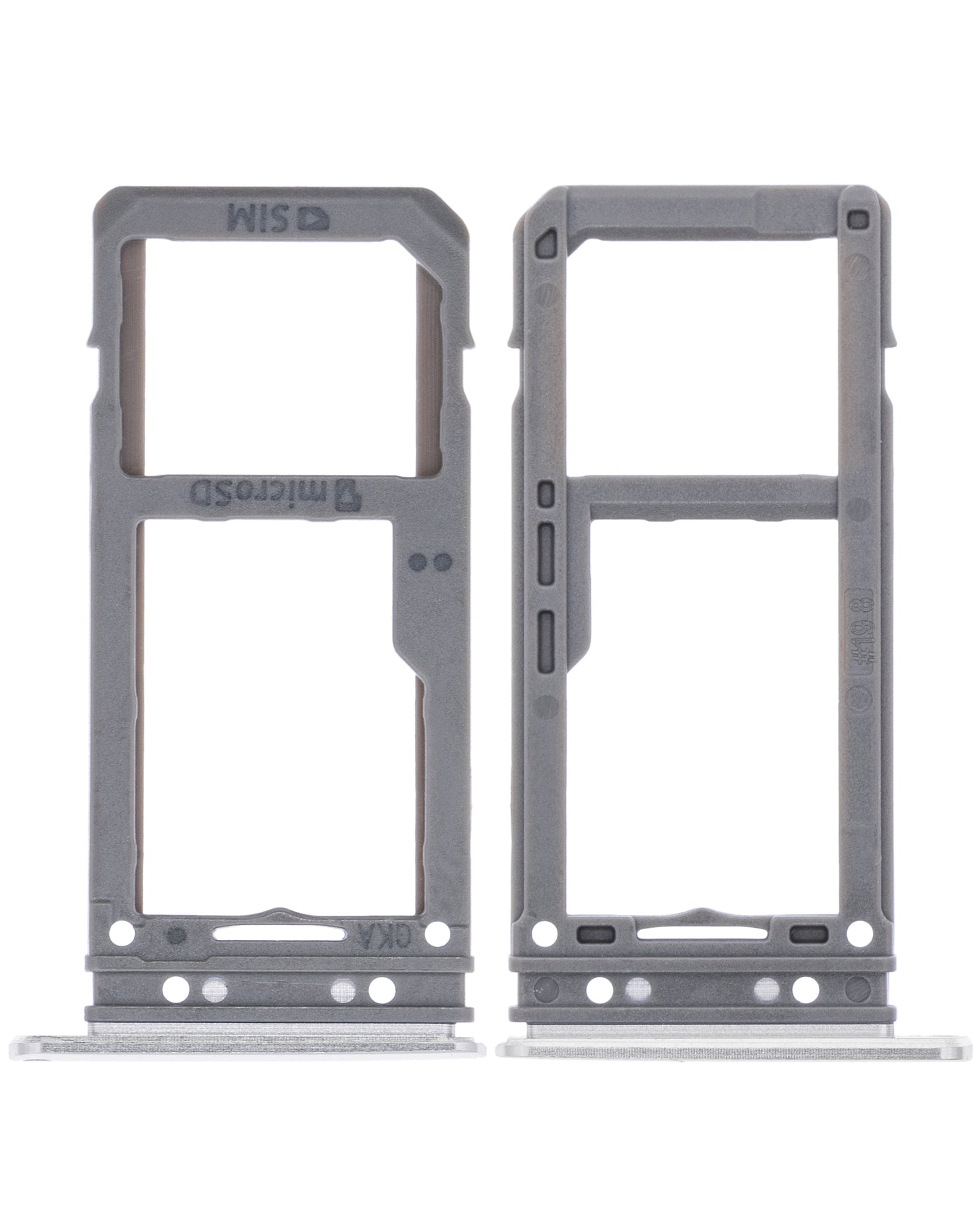 Single Sim Card Tray For Samsung Galaxy S8 / S8 Plus (Arctic Silver)