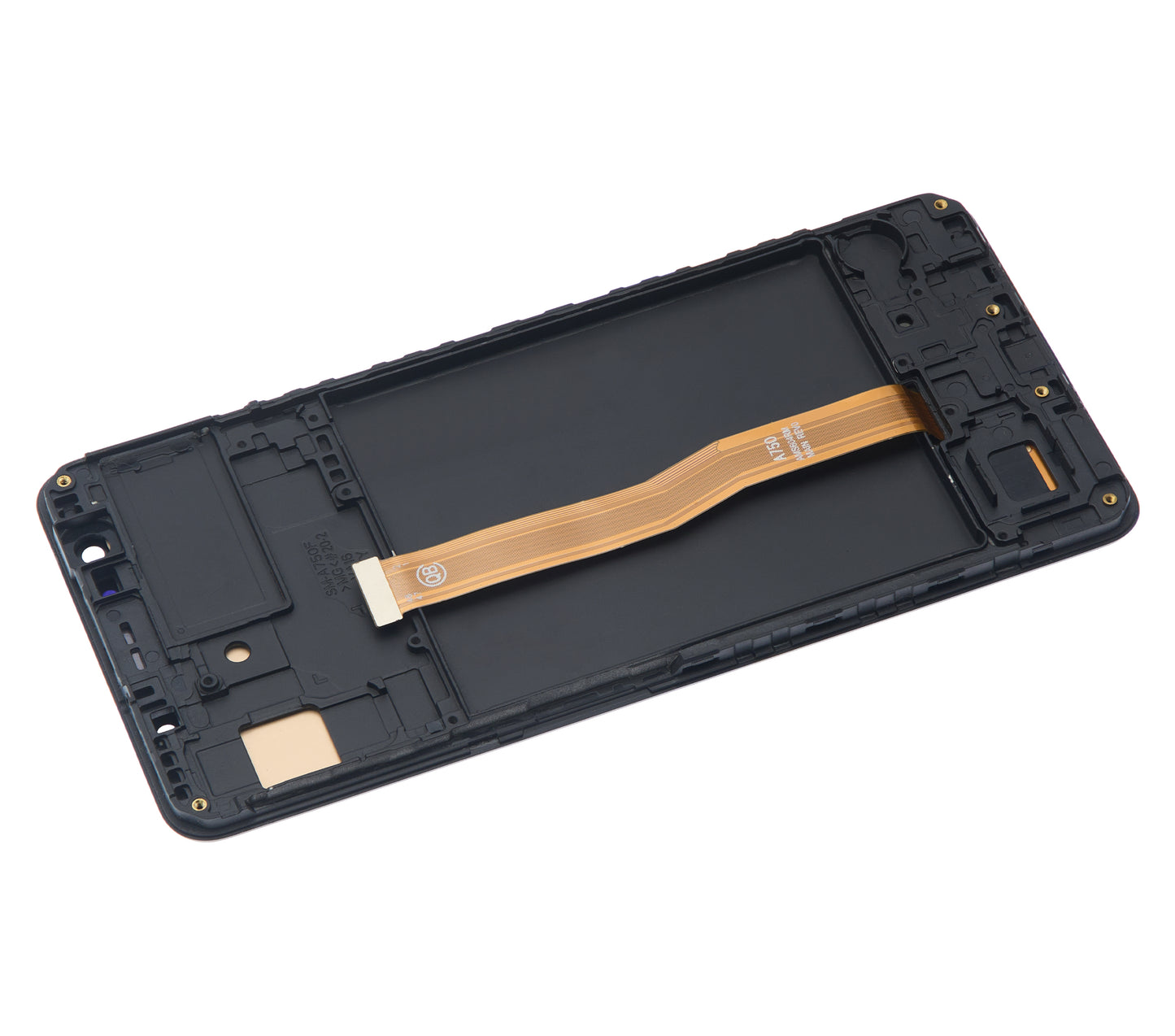 OLED Assembly With Frame For Samsung Galaxy A7 (A750 / 2018) (Aftermarket Plus) (Black)