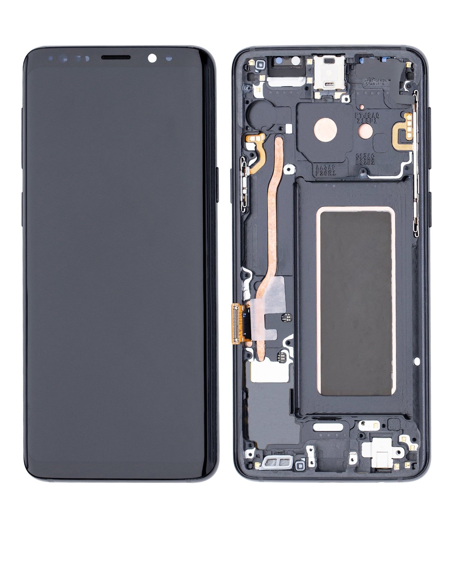 OLED Assembly With Frame For Samsung Galaxy S9 (Service Pack) (Midnight Black)