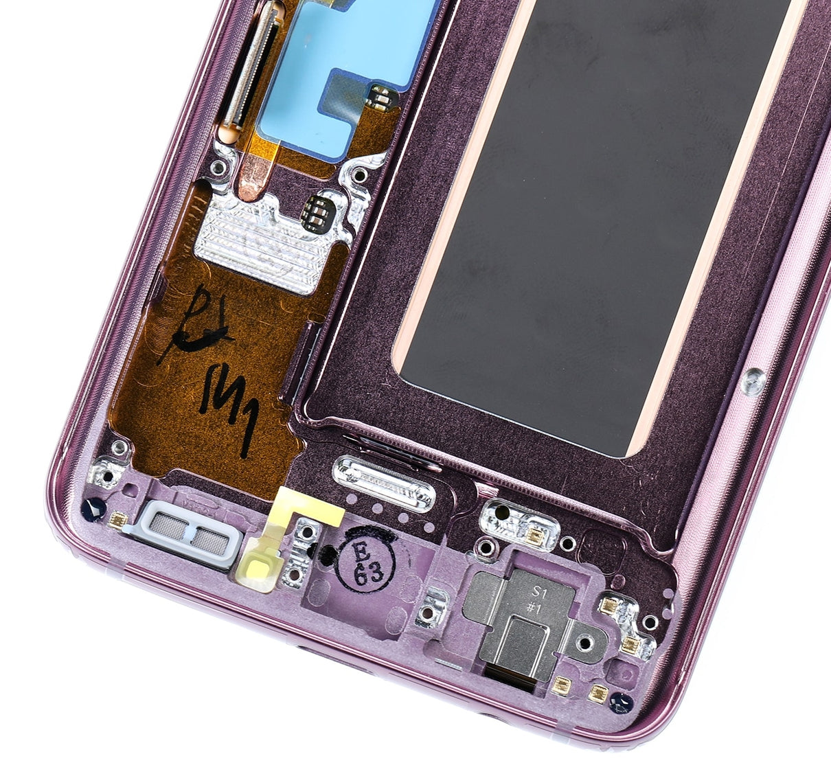 OLED Assembly With Frame For Samsung Galaxy S9 (Service Pack) (Lilac Purple)