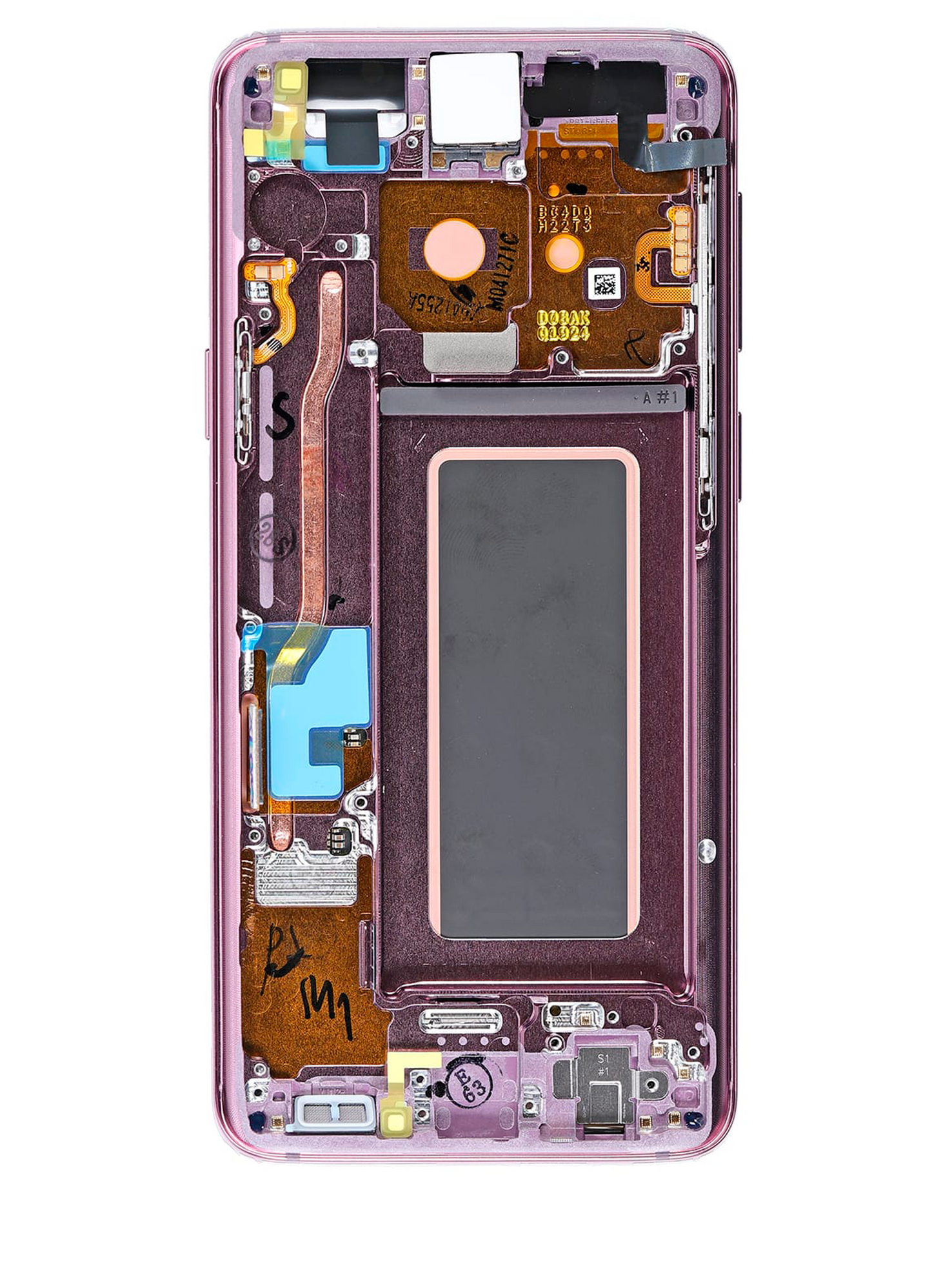 OLED Assembly With Frame For Samsung Galaxy S9 (Service Pack) (Lilac Purple)