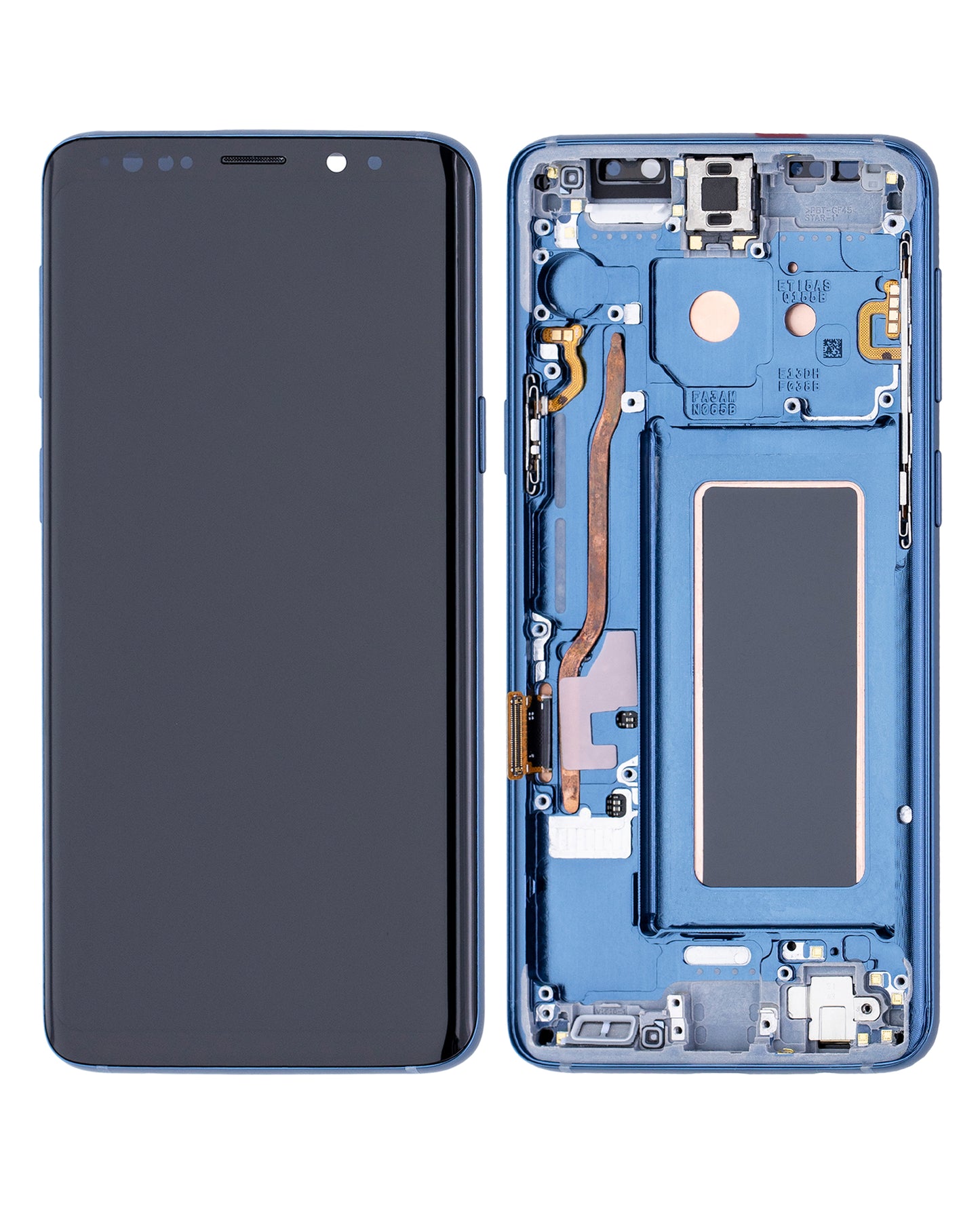 OLED Assembly With Frame For Samsung Galaxy S9 (Refurbished) (Coral Blue)