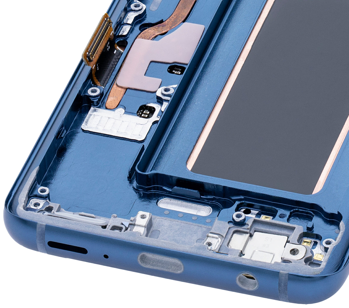OLED Assembly With Frame For Samsung Galaxy S9 (Refurbished) (Coral Blue)