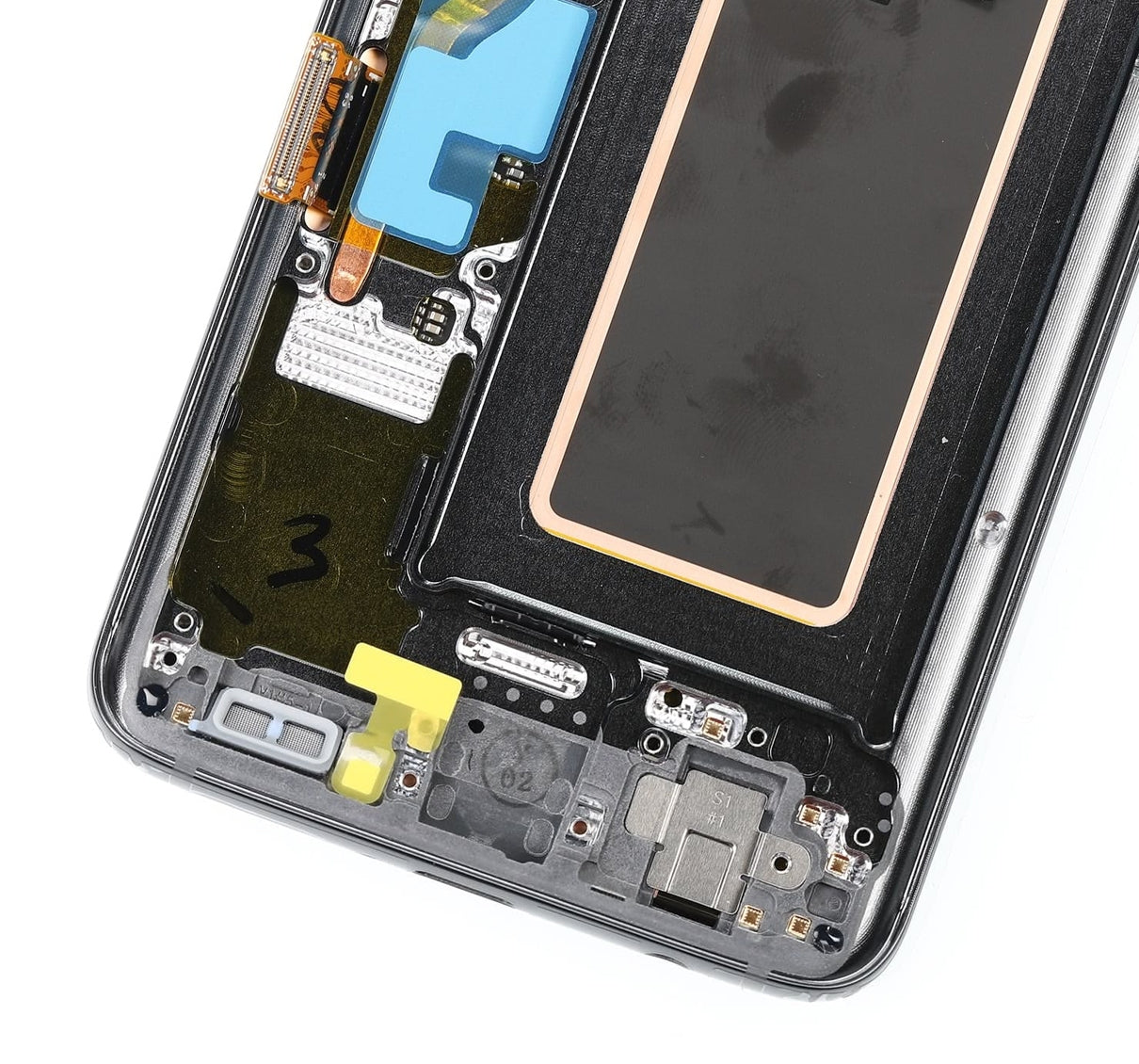OLED Assembly With Frame For Samsung Galaxy S9 (Service Pack) (Titanium Gray)
