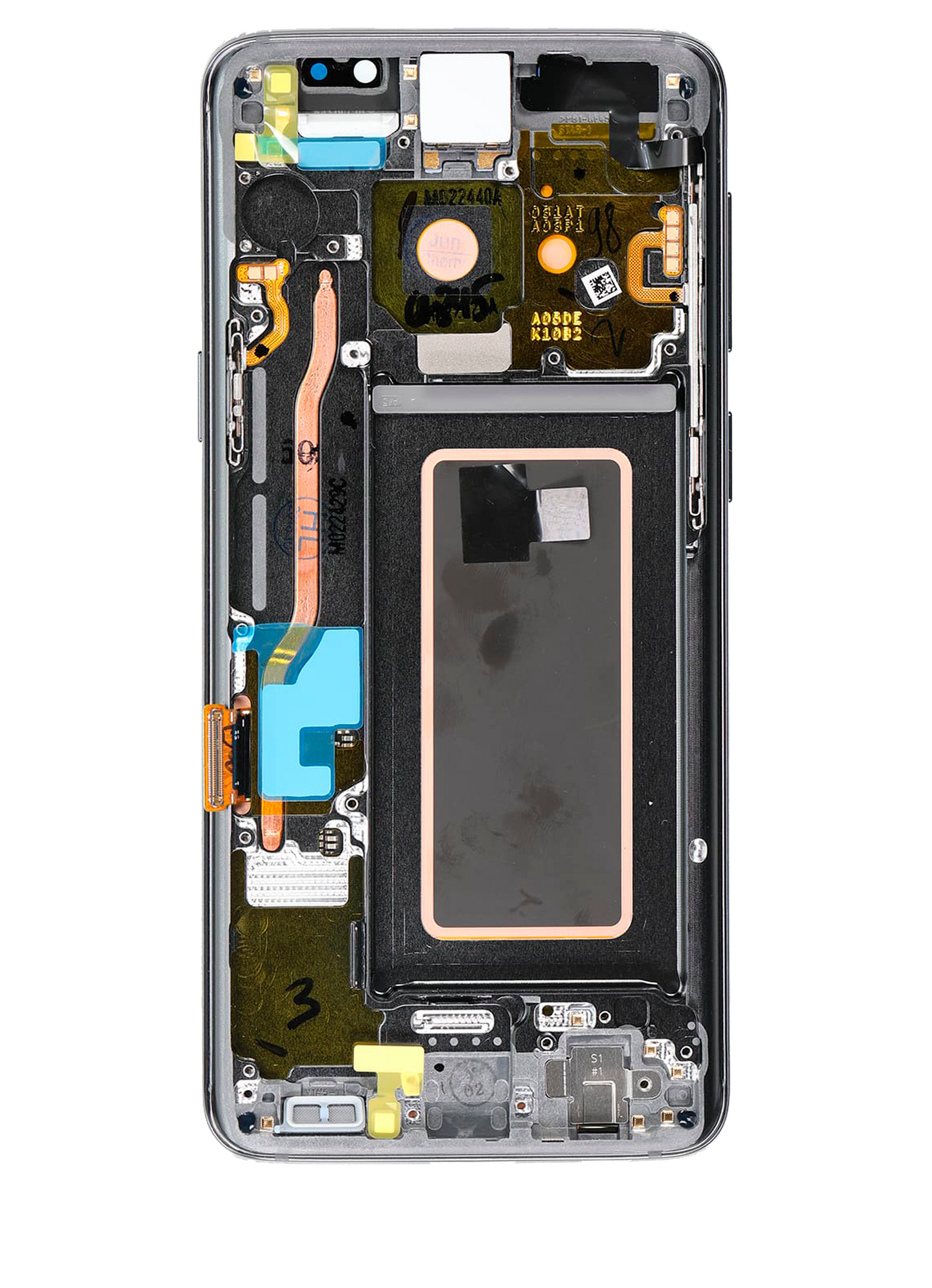 OLED Assembly With Frame For Samsung Galaxy S9 (Service Pack) (Titanium Gray)