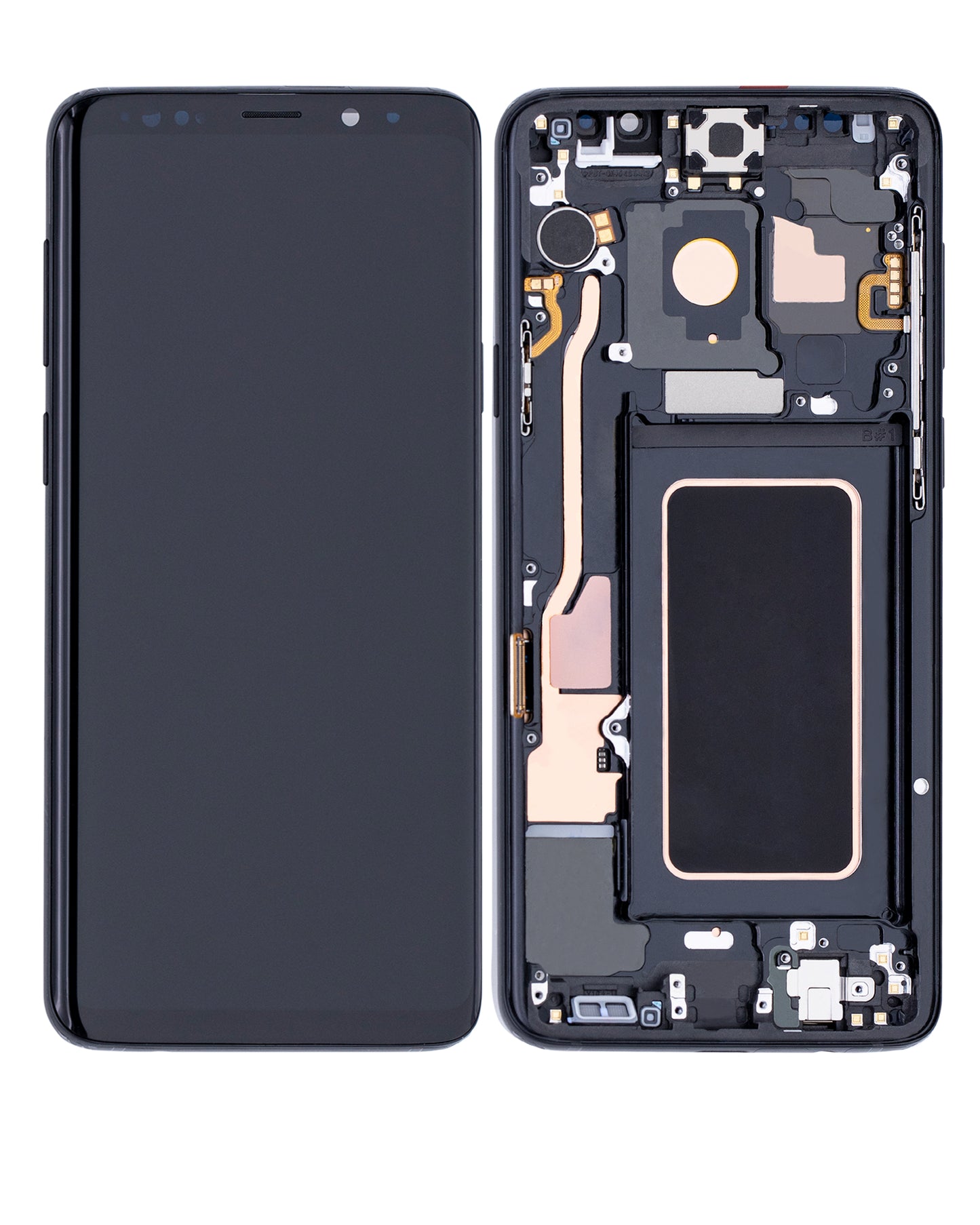 OLED Assembly With Frame For Samsung Galaxy S9 Plus (Refurbished) (Midnight Black)
