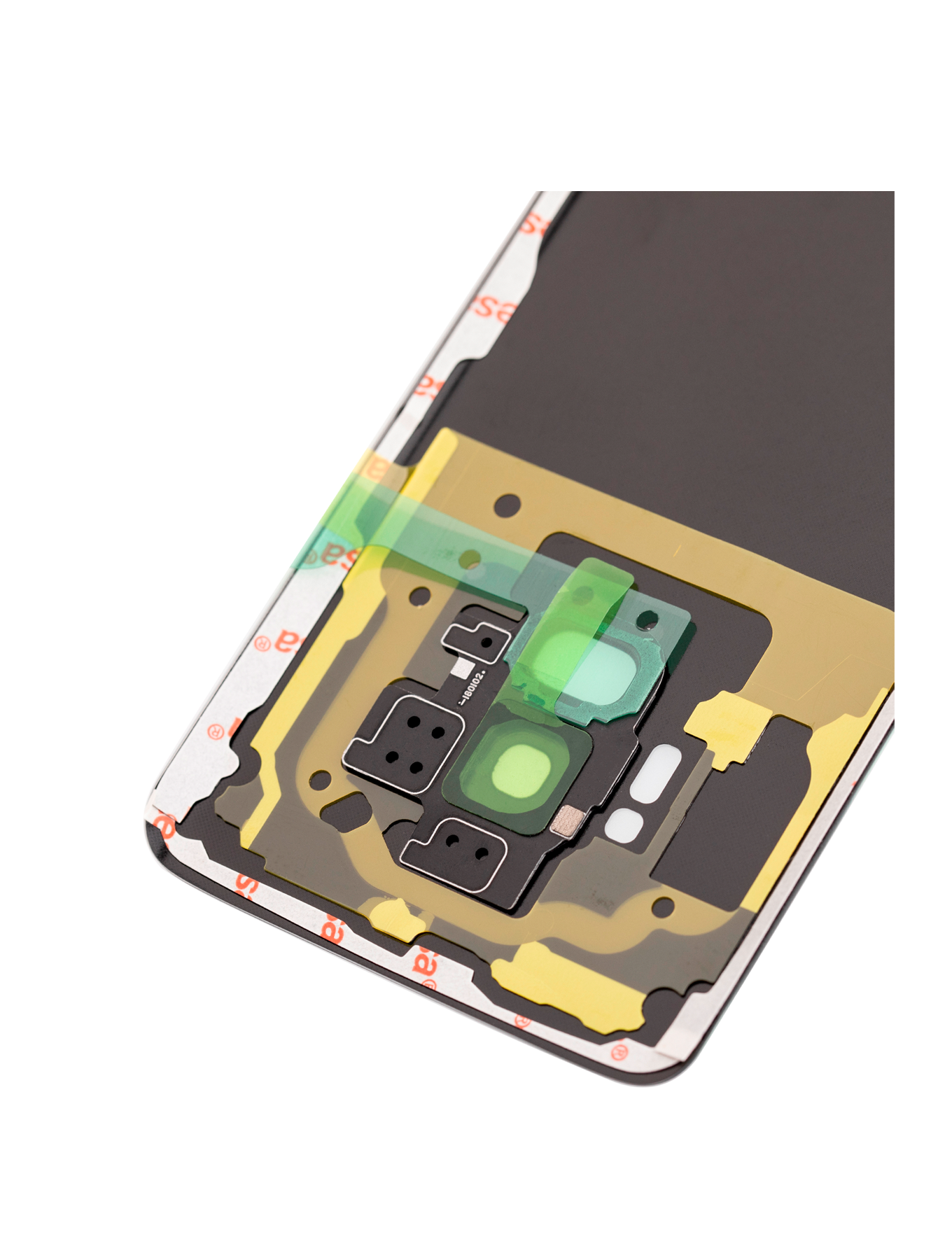 Back Cover Glass With Camera Lens For Samsung Galaxy S9 (No Logo) (Aftermarket Plus) (Midnight Black)