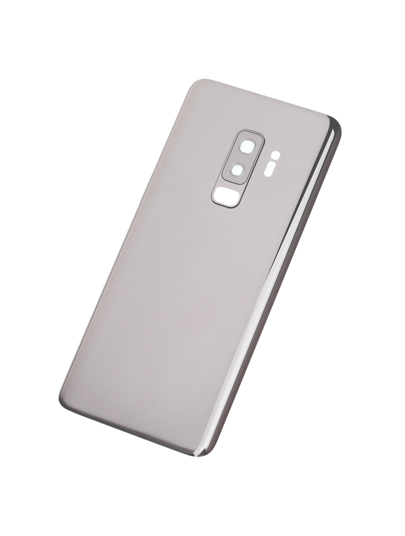 Back Cover Glass With Camera Lens For Samsung Galaxy S9 Plus (No Logo) (Aftermarket Plus) (Titanium Gray)