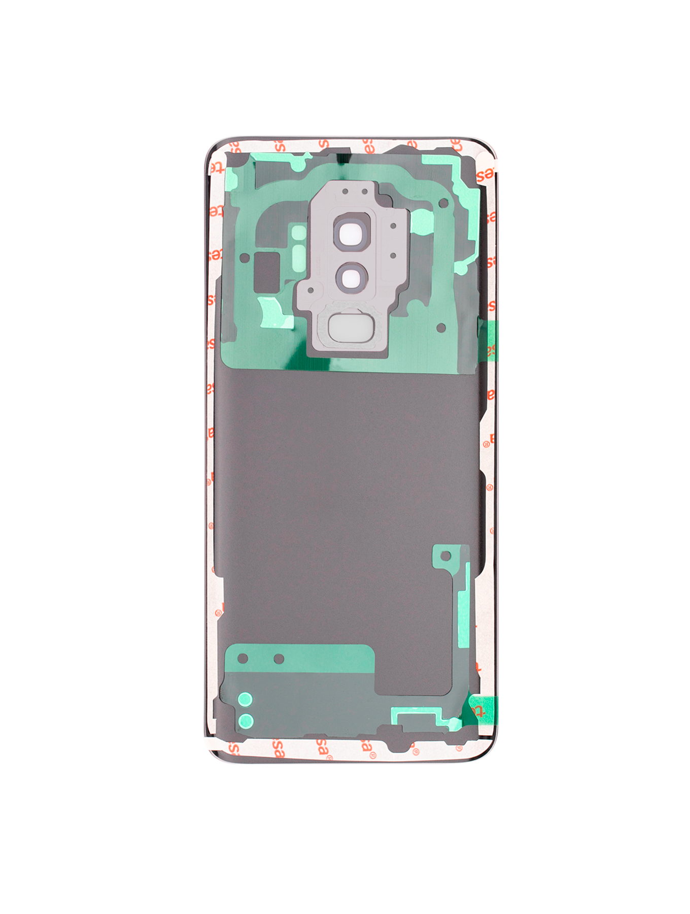 Back Cover Glass With Camera Lens For Samsung Galaxy S9 Plus (No Logo) (Aftermarket Plus) (Titanium Gray)