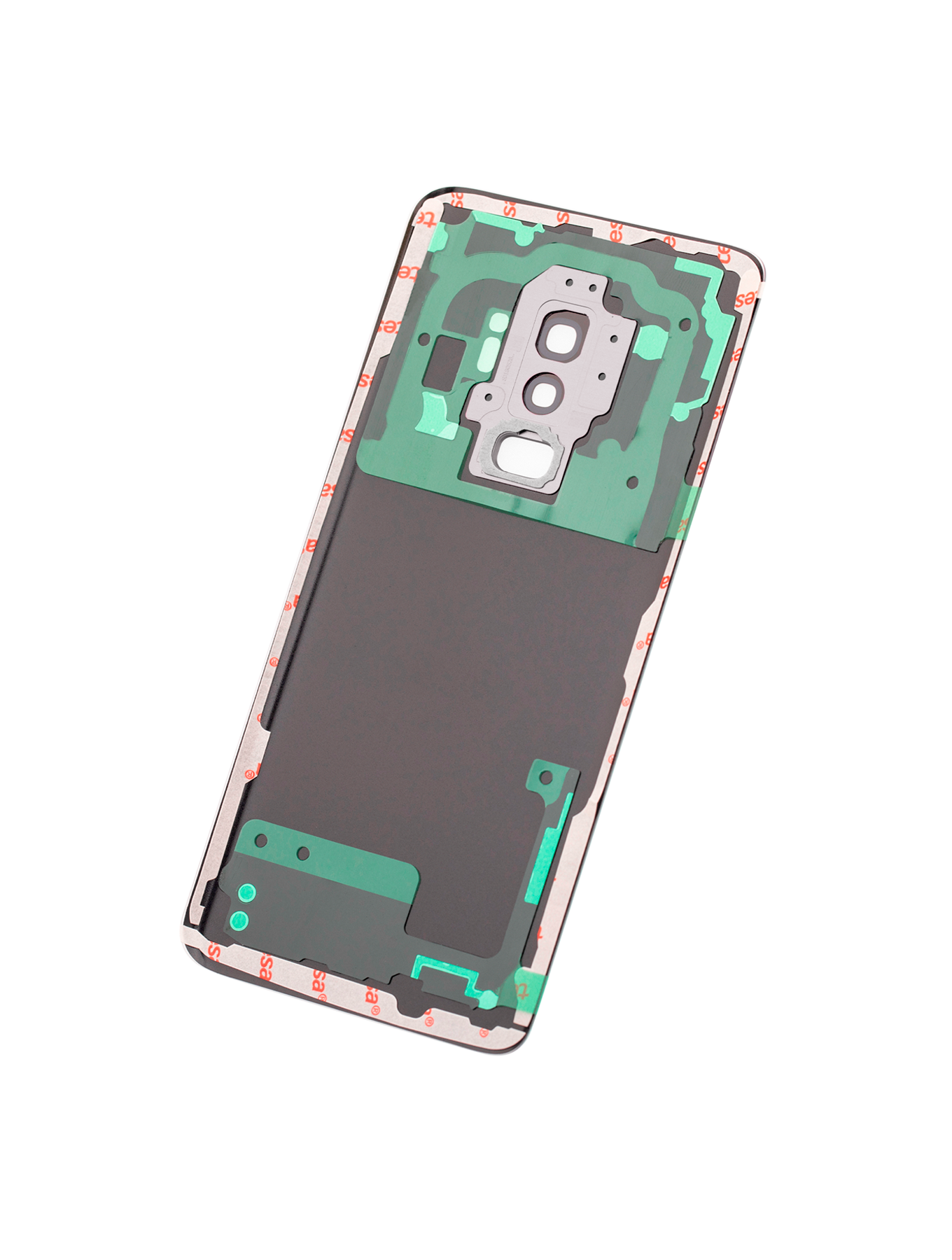 Back Cover Glass With Camera Lens For Samsung Galaxy S9 Plus (No Logo) (Aftermarket Plus) (Titanium Gray)