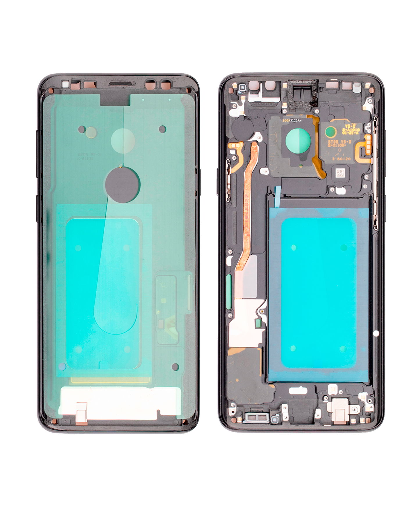 Mid-Frame Housing For Samsung Galaxy S9 Plus (With SmallParts) (Midnight Black Frame)