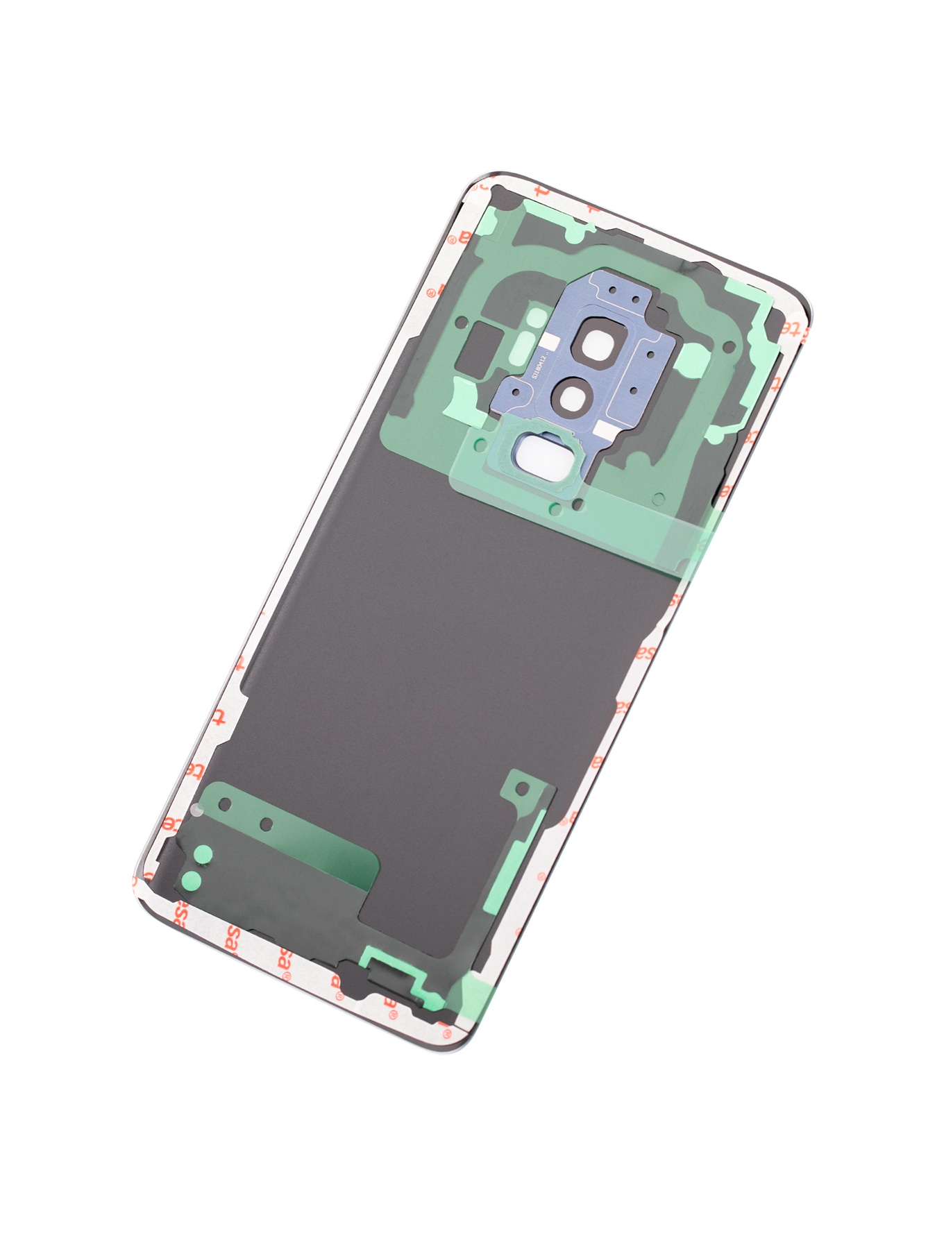 Back Cover Glass With Camera Lens For Samsung Galaxy S9 Plus (No Logo) (Aftermarket Plus) (Coral Blue)