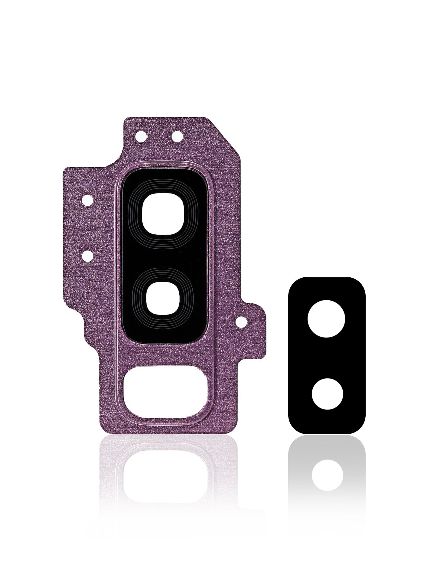 Back Camera Lens With Bracket / Bezel For Samsung Galaxy S9 Plus (Purple)
