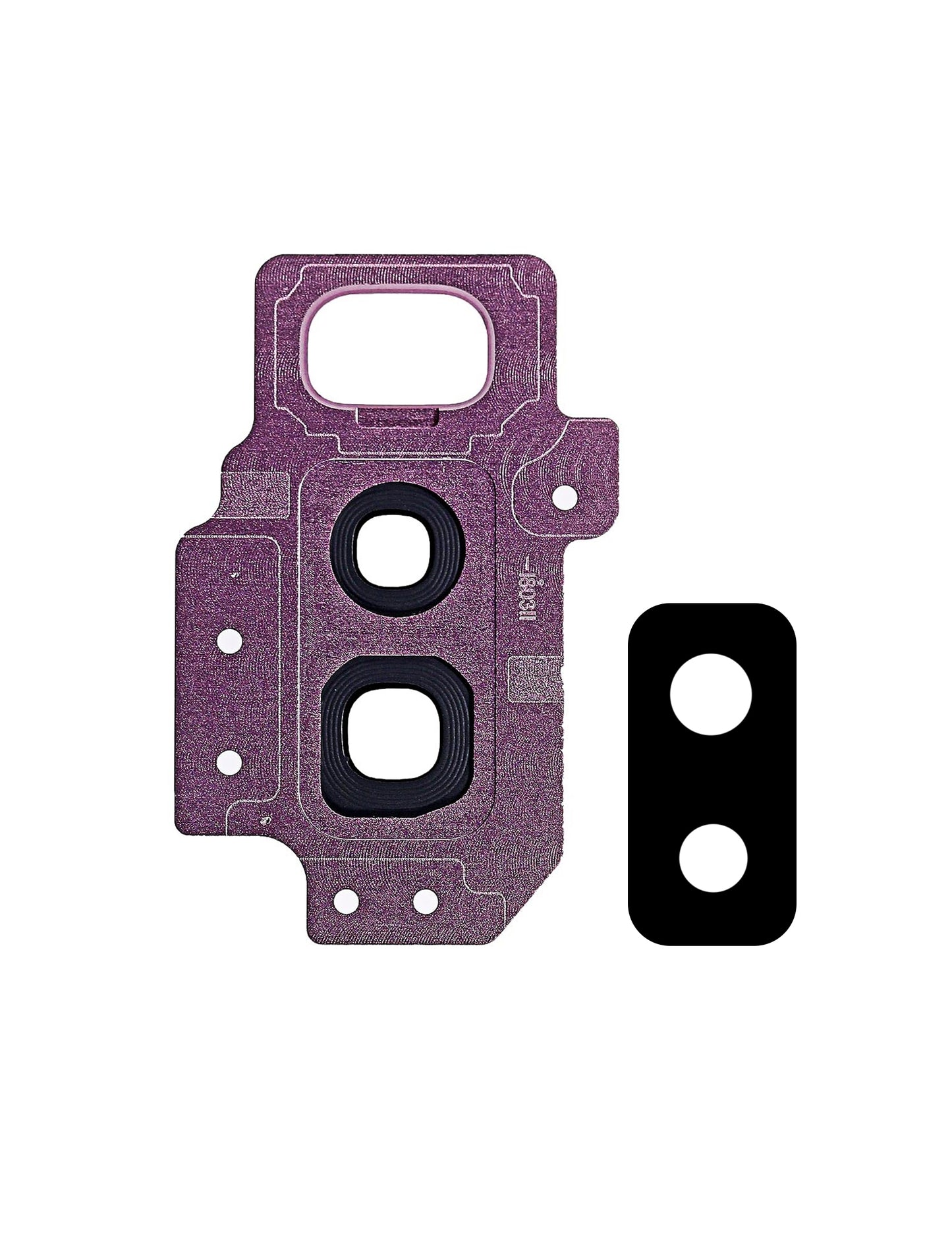 Back Camera Lens With Bracket / Bezel For Samsung Galaxy S9 Plus (Purple)