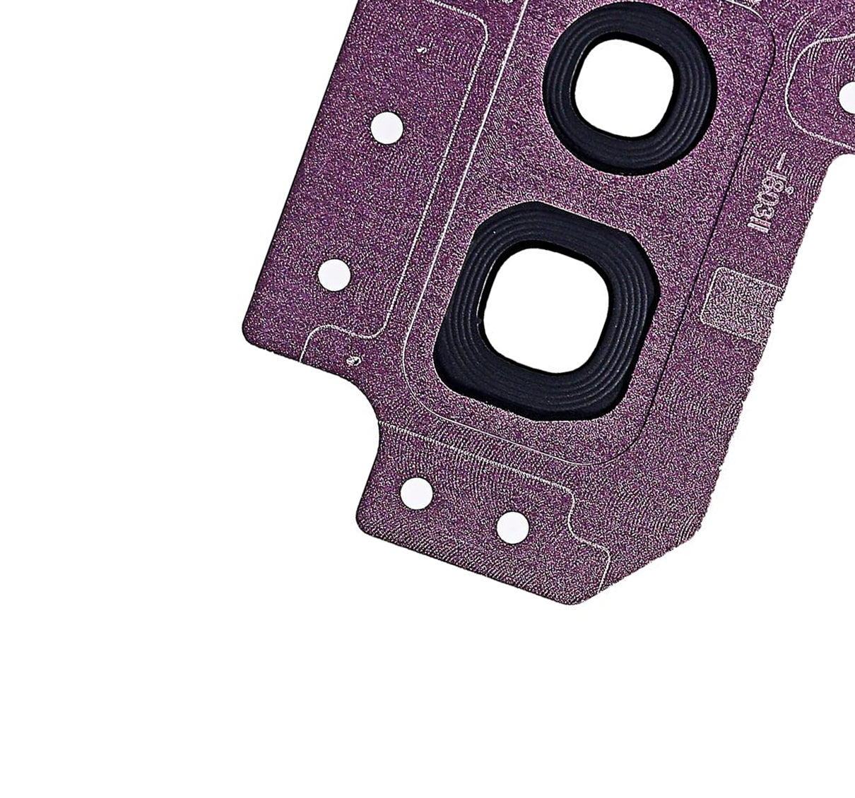 Back Camera Lens With Bracket / Bezel For Samsung Galaxy S9 Plus (Purple)