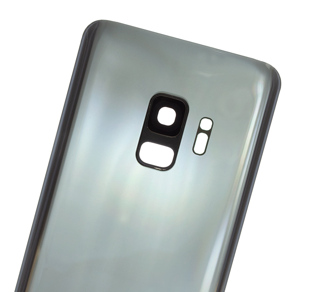 Back Cover Glass With Camera Lens For Samsung Galaxy S9 (No Logo) (Aftermarket Plus) (Titanium Gray)