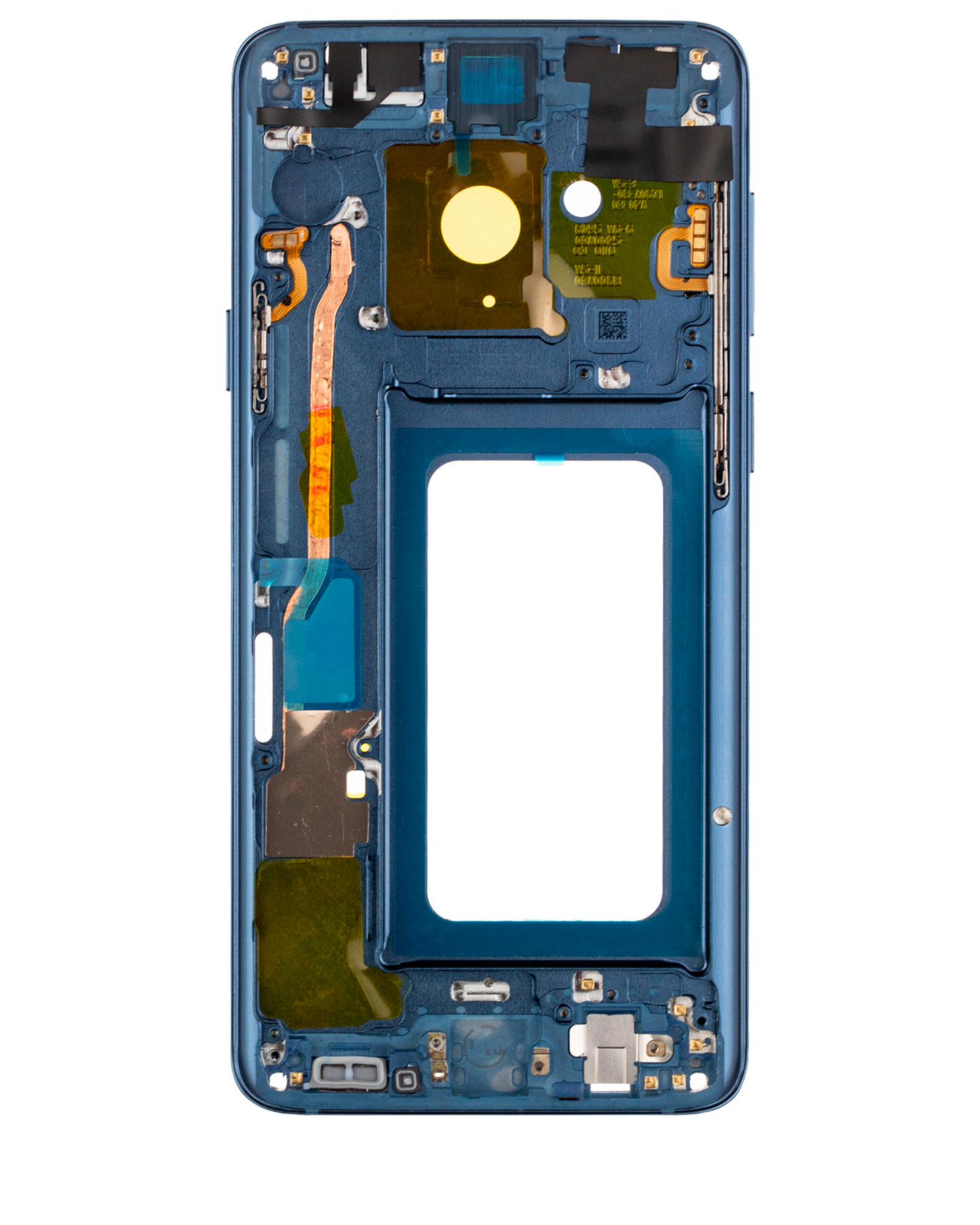 Mid-Frame Housing For Samsung Galaxy S9 Plus (With SmallParts) (Coral Blue Frame)
