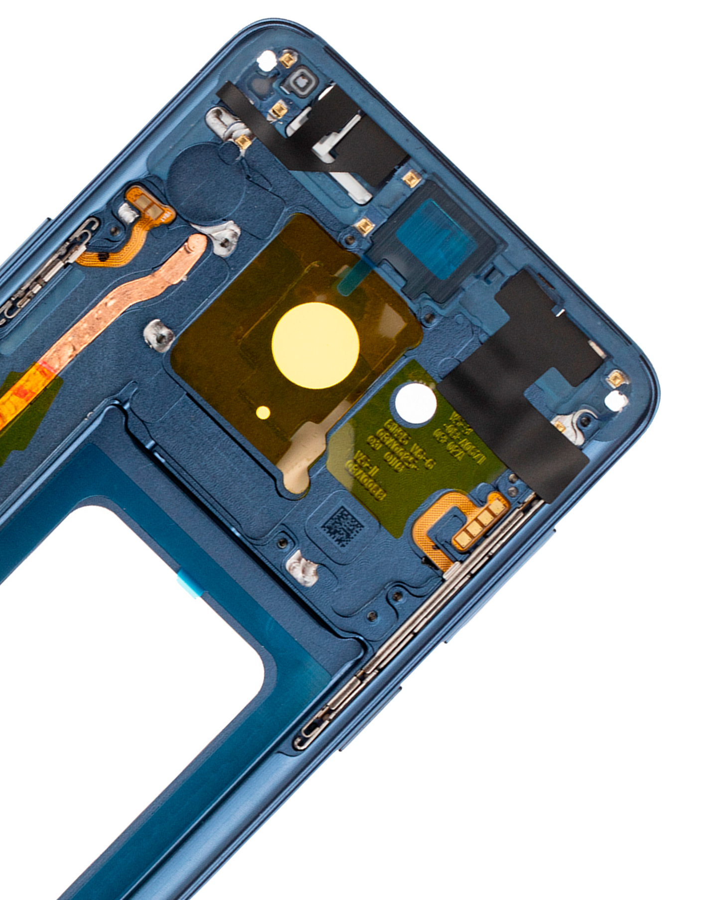 Mid-Frame Housing For Samsung Galaxy S9 Plus (With SmallParts) (Coral Blue Frame)
