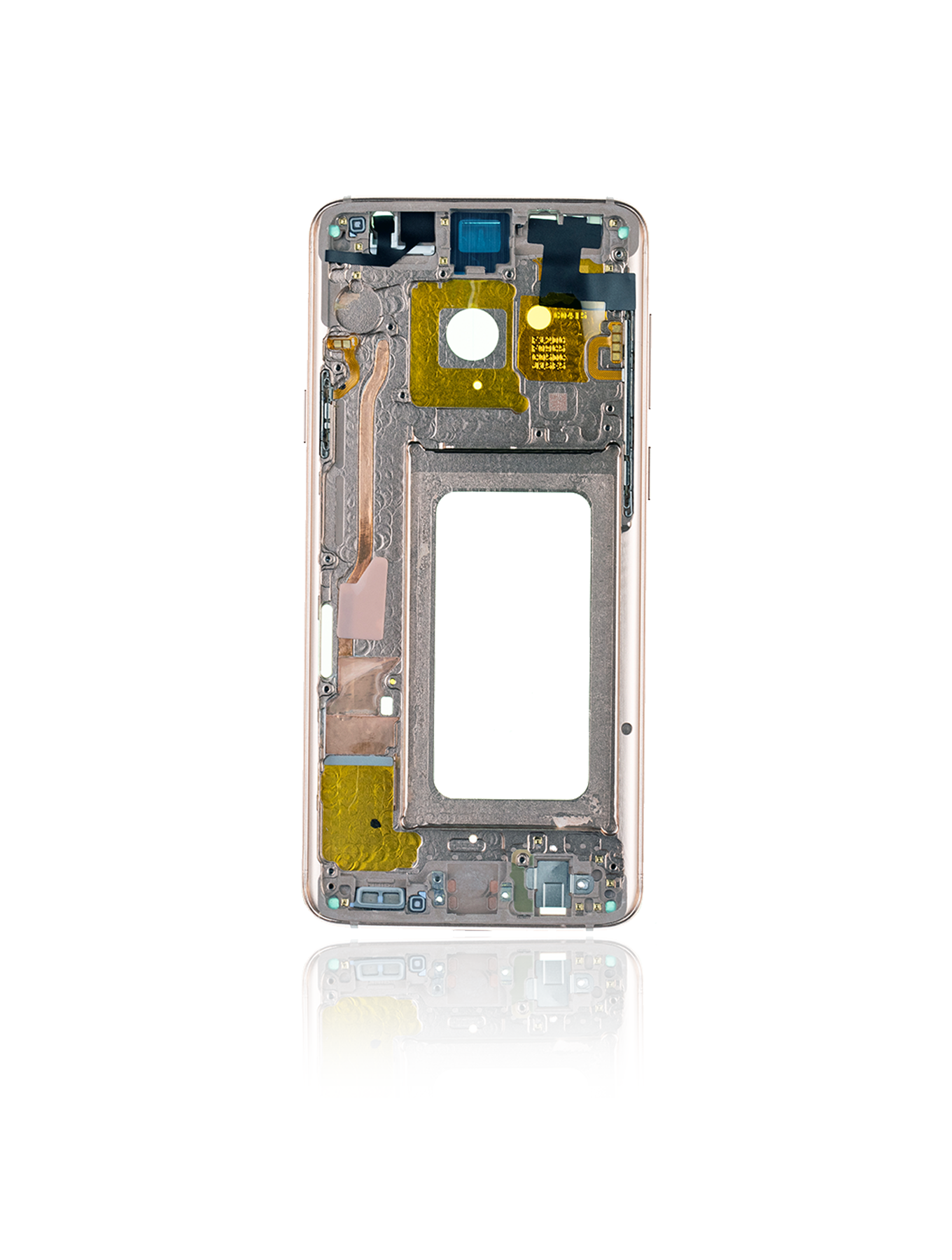 Mid-Frame Housing For Samsung Galaxy S9 Plus (With Small Parts) (Sunrise Gold Frame)