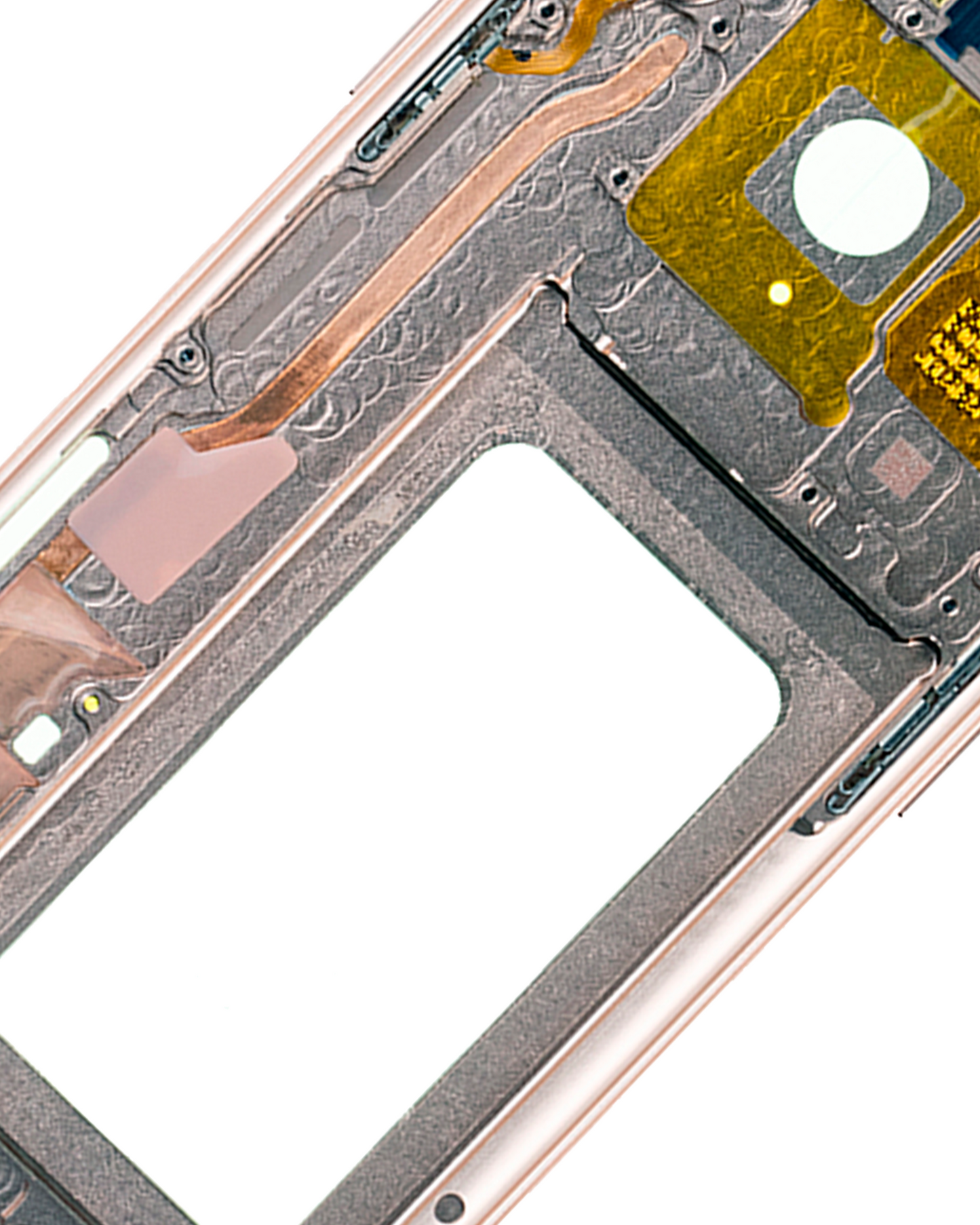 Mid-Frame Housing For Samsung Galaxy S9 Plus (With Small Parts) (Sunrise Gold Frame)