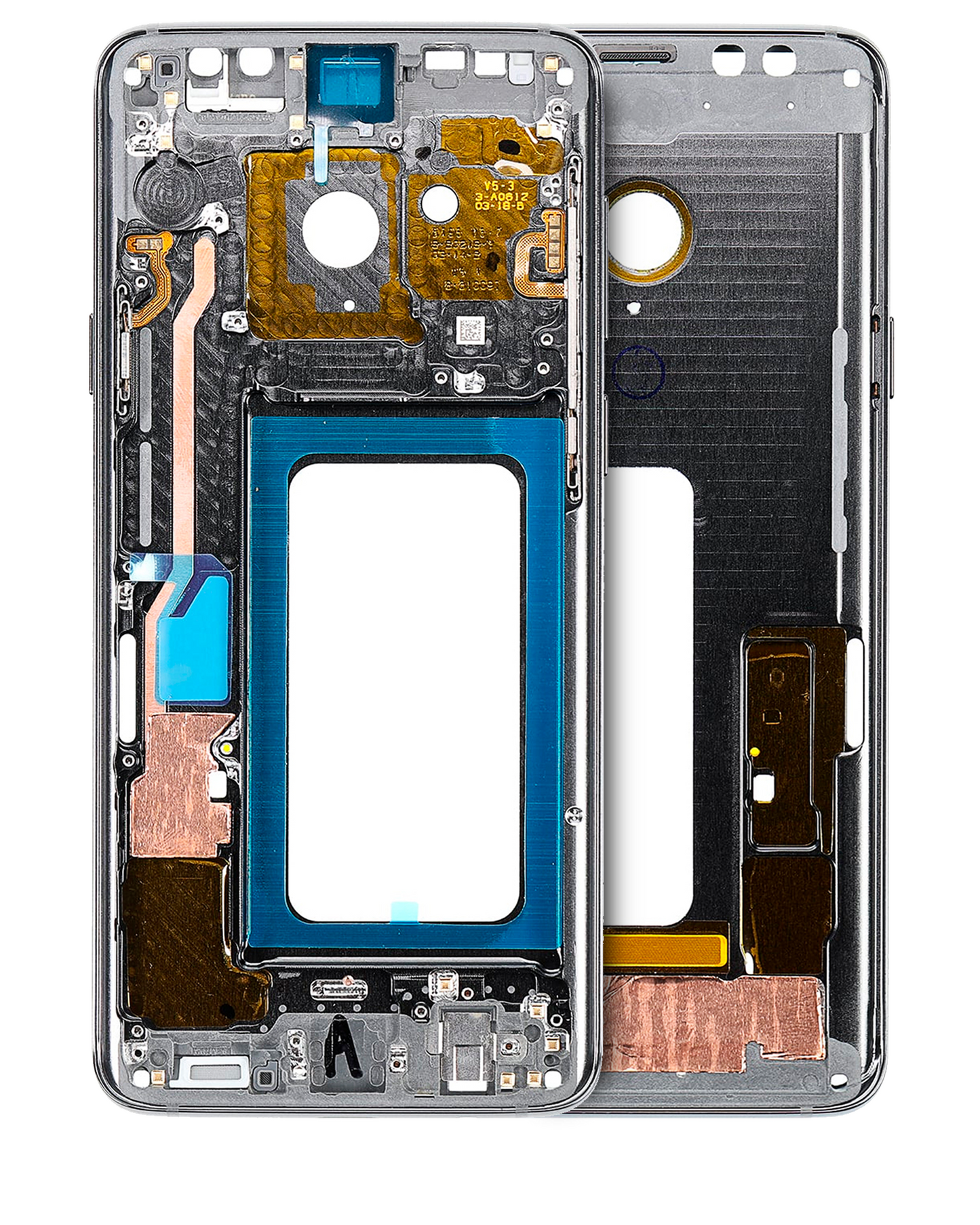 Mid-Frame Housing For Samsung Galaxy S9 Plus (With SmallParts) (Gray Frame)