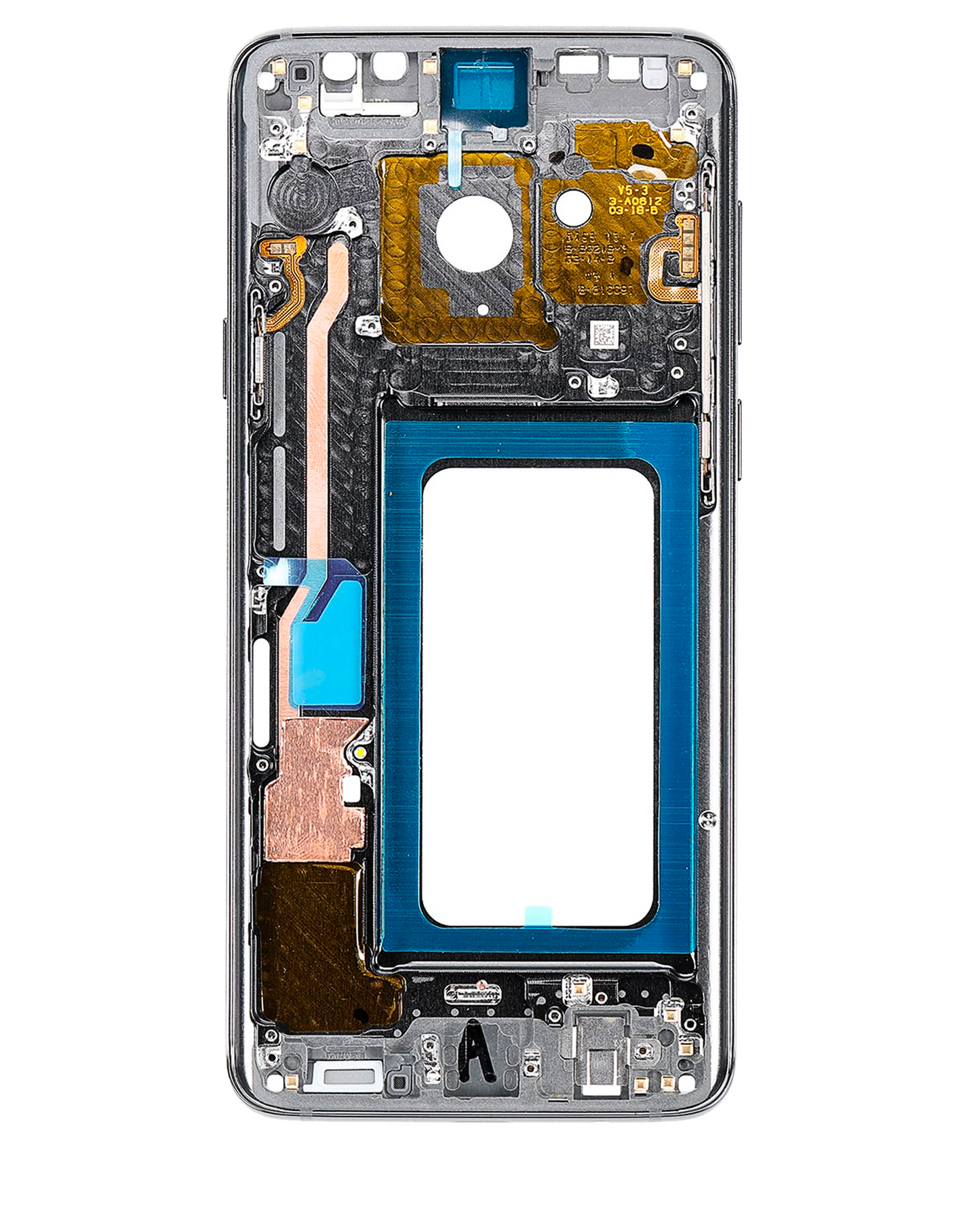 Mid-Frame Housing For Samsung Galaxy S9 Plus (With SmallParts) (Gray Frame)