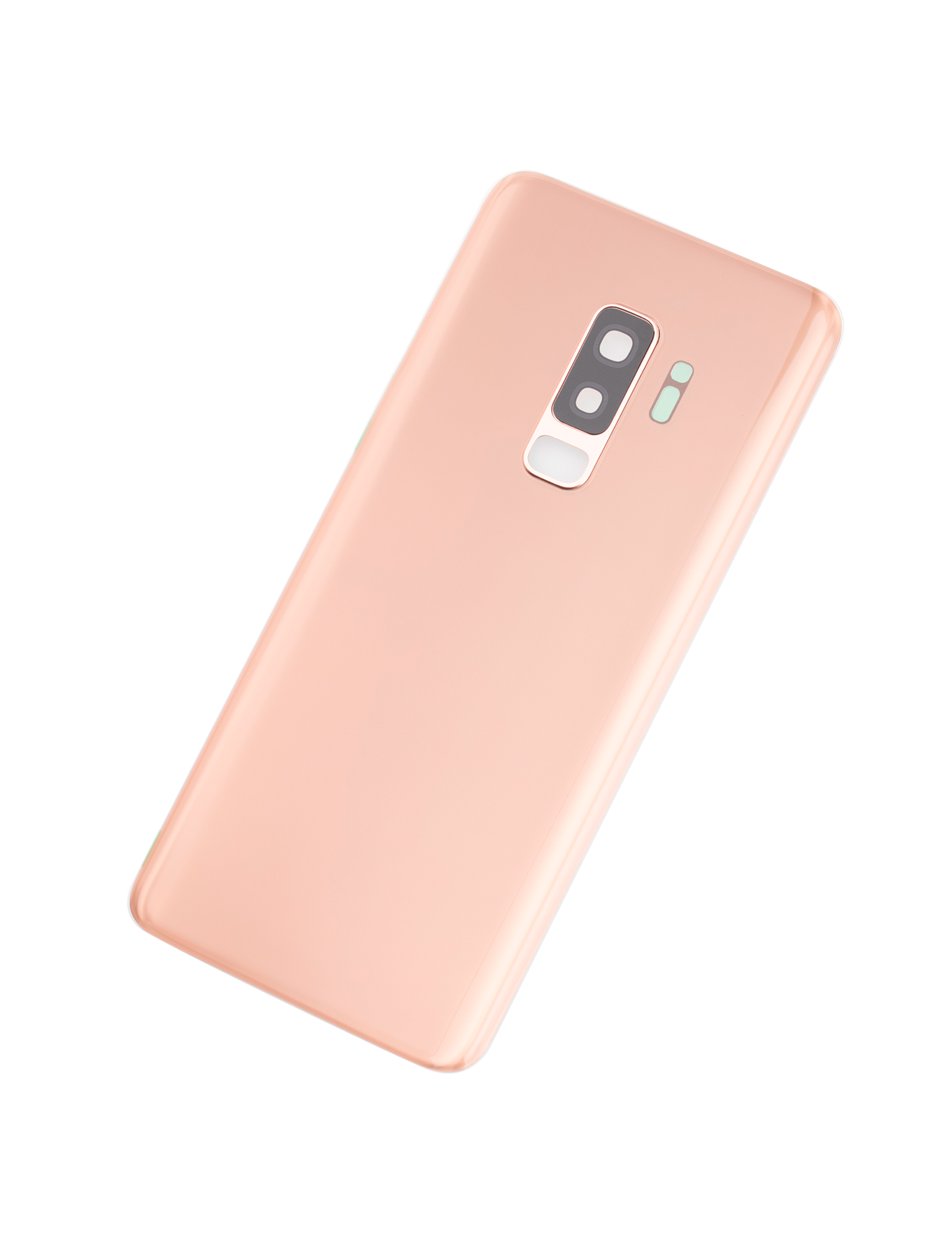 Back Cover Glass With Camera Lens For Samsung Galaxy S9 Plus (No Logo) (Aftermarket Plus) (Sunrise Gold)