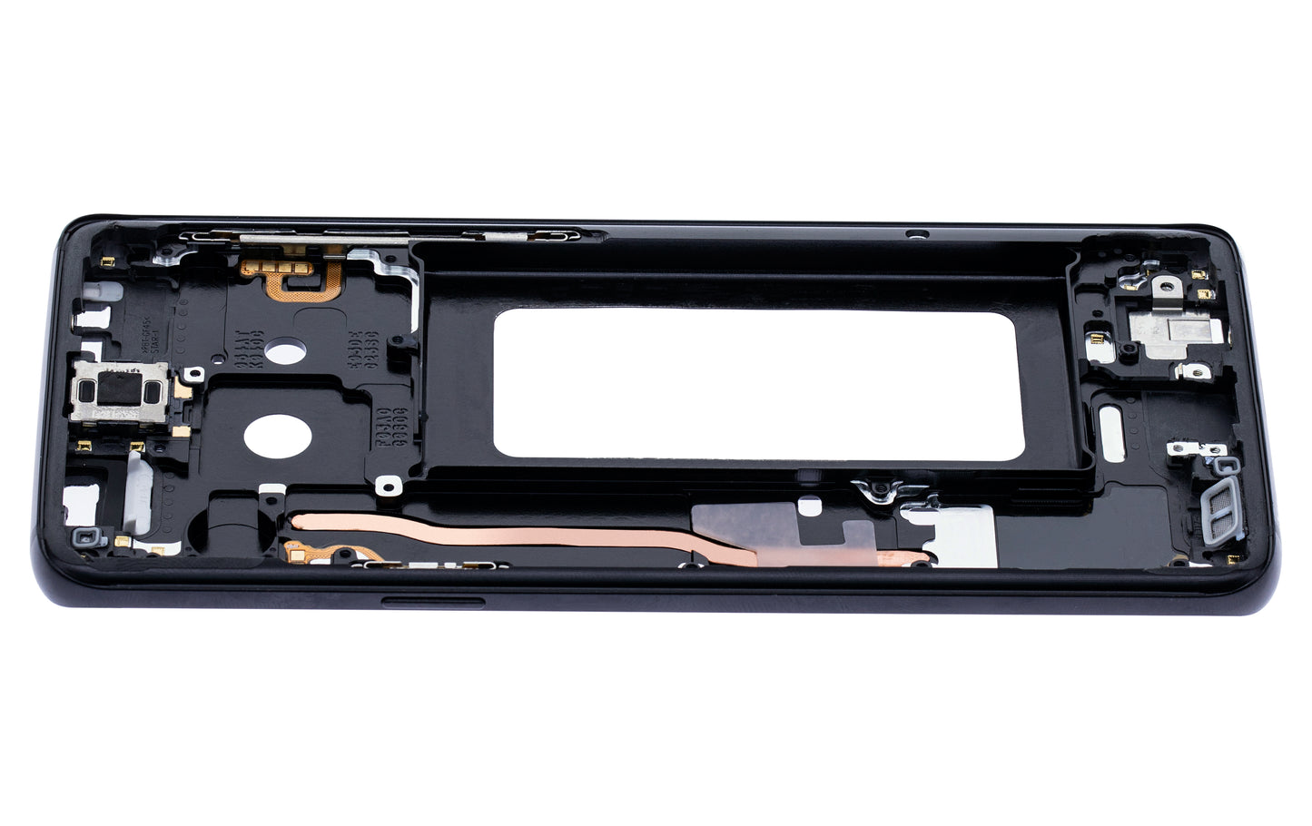 Mid-Frame Housing For Samsung Galaxy S9 (With SmallParts) (Midnight Black Frame)