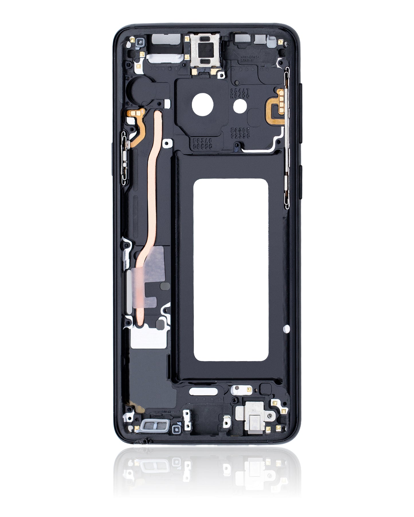 Mid-Frame Housing For Samsung Galaxy S9 (With SmallParts) (Midnight Black Frame)