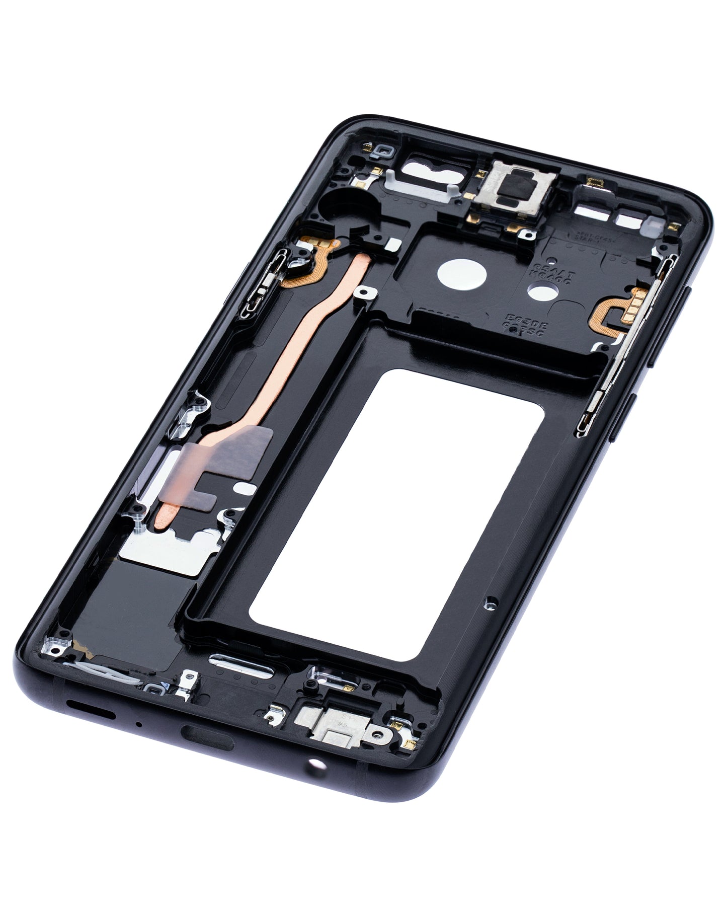 Mid-Frame Housing For Samsung Galaxy S9 (With SmallParts) (Midnight Black Frame)
