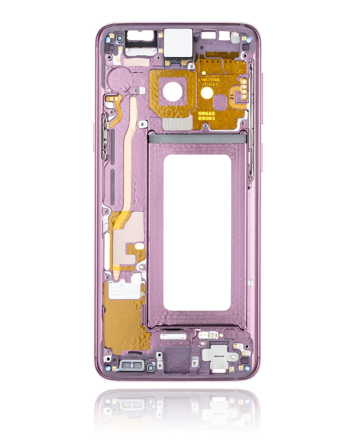 Mid-Frame Housing For Samsung Galaxy S9 (With SmallParts) (Lilac Purple Frame)