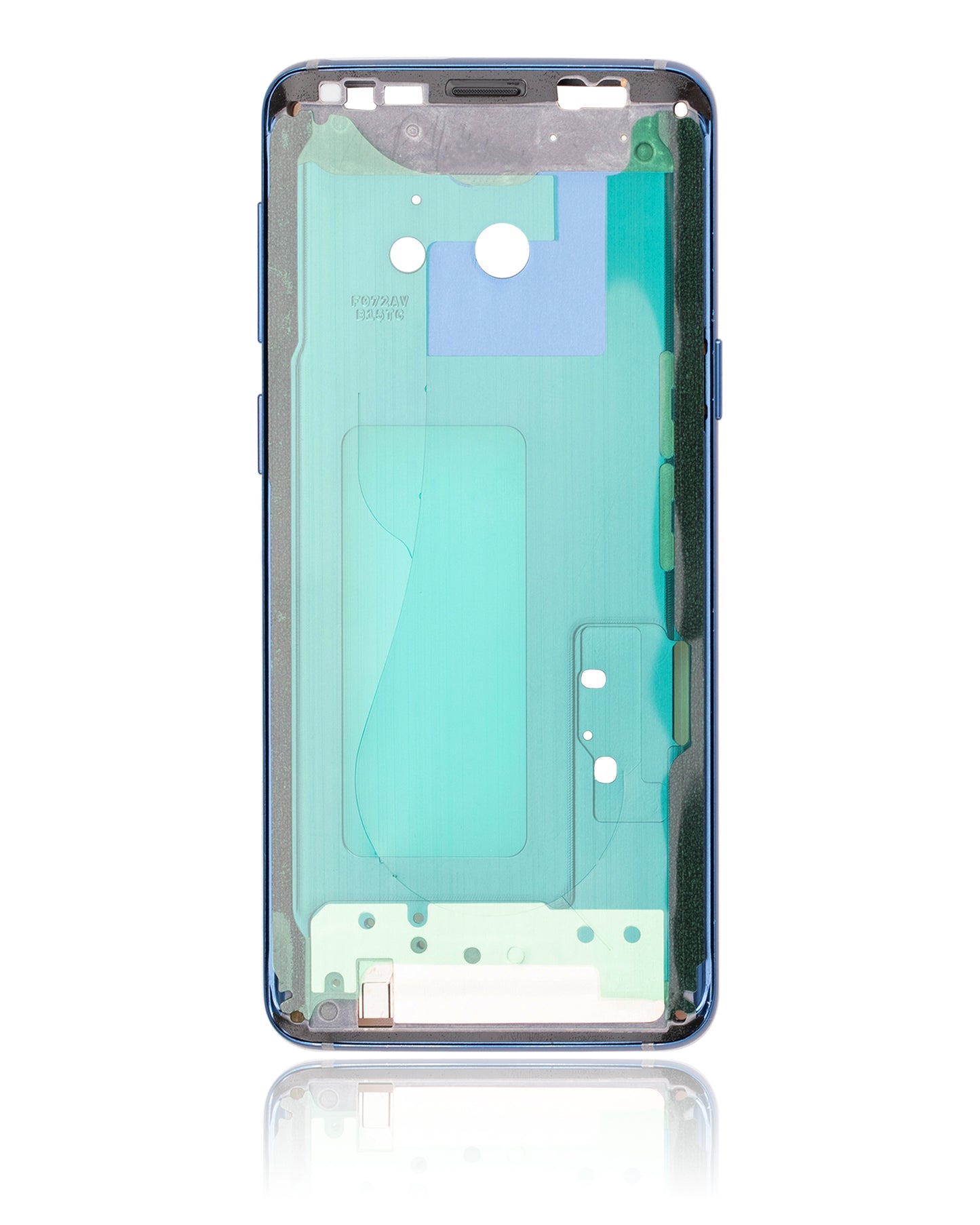 Mid-Frame Housing For Samsung Galaxy S9 (With SmallParts) (Coral Blue Frame)