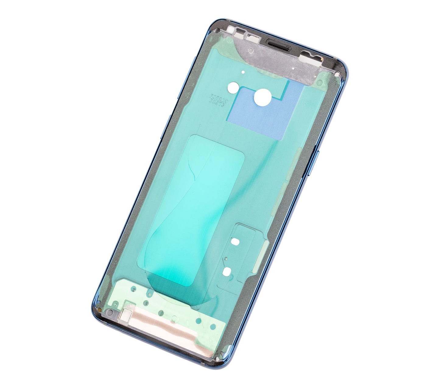 Mid-Frame Housing For Samsung Galaxy S9 (With SmallParts) (Coral Blue Frame)