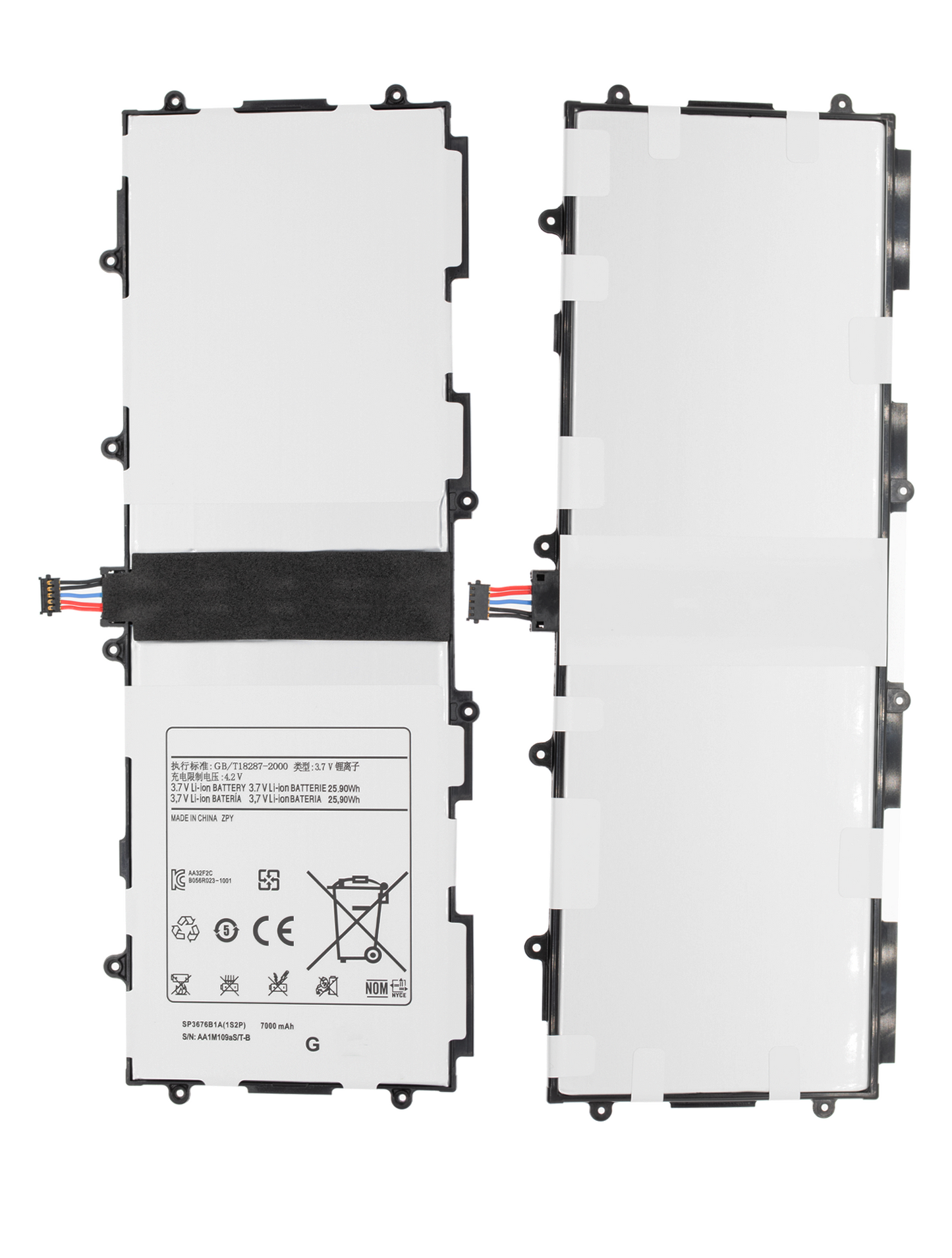 Replacement Battery For Samsung Galaxy Tab 10.1" / Tab 2 10.1" / Note 10.1" (P5100 / P5110 / P5113 / P7500 / P7510 / N8000 / N8000 / N8010 / N8013) Samsung Galaxy Tab replacement part image 2