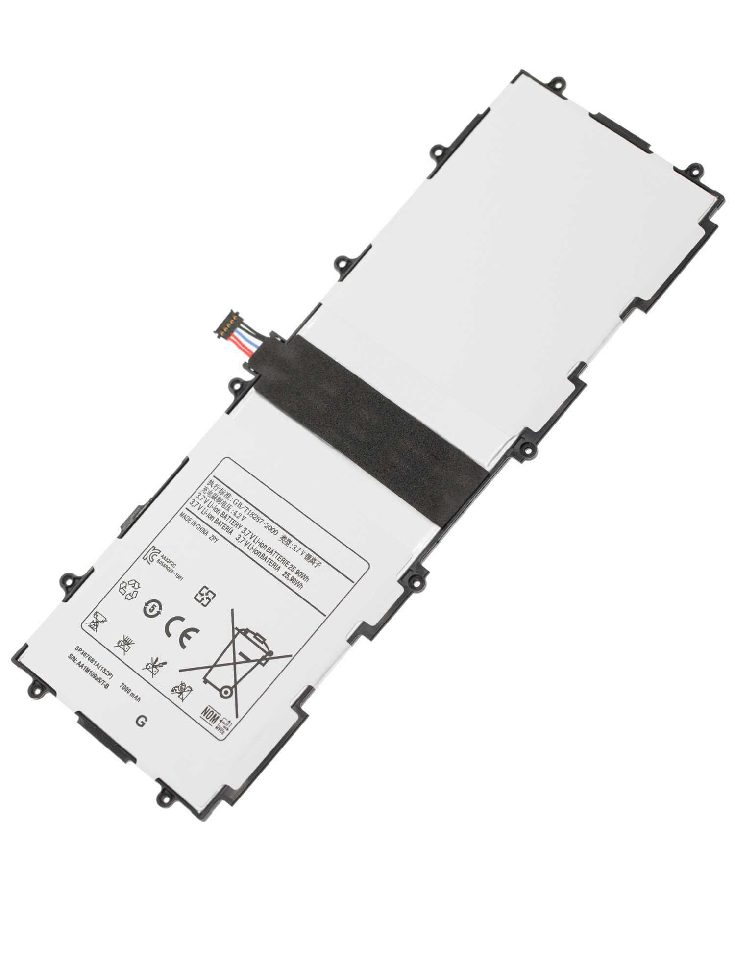 Replacement Battery For Samsung Galaxy Tab 10.1" / Tab 2 10.1" / Note 10.1" (P5100 / P5110 / P5113 / P7500 / P7510 / N8000 / N8000 / N8010 / N8013) Samsung Galaxy Tab replacement part image 4
