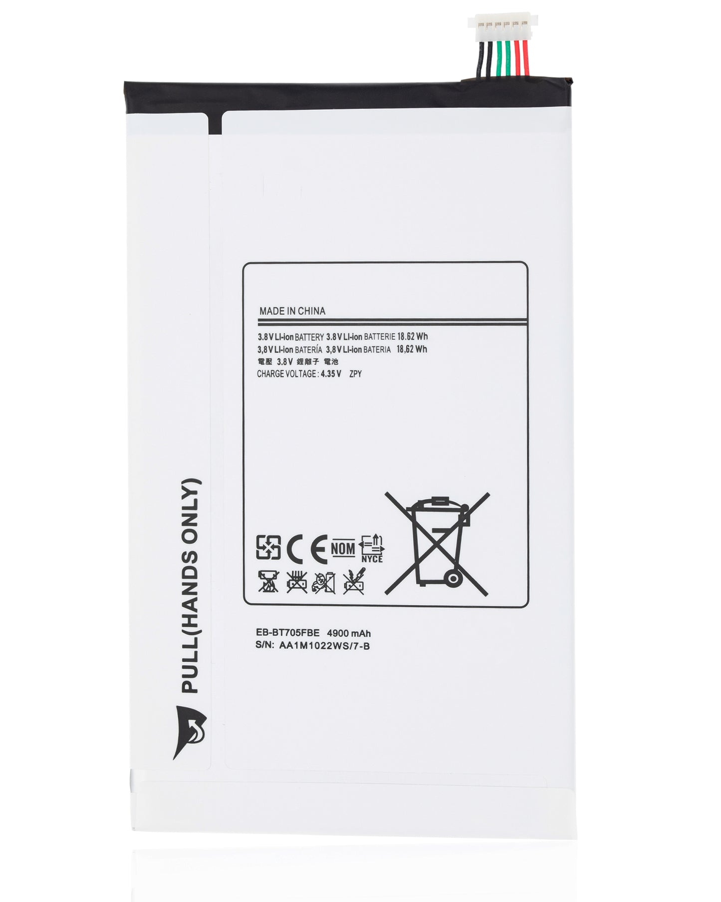 Replacement Battery Compatible For Samsung Galaxy TAB S 8.4 (T700 / T705) (EB-BT705) - product image 1