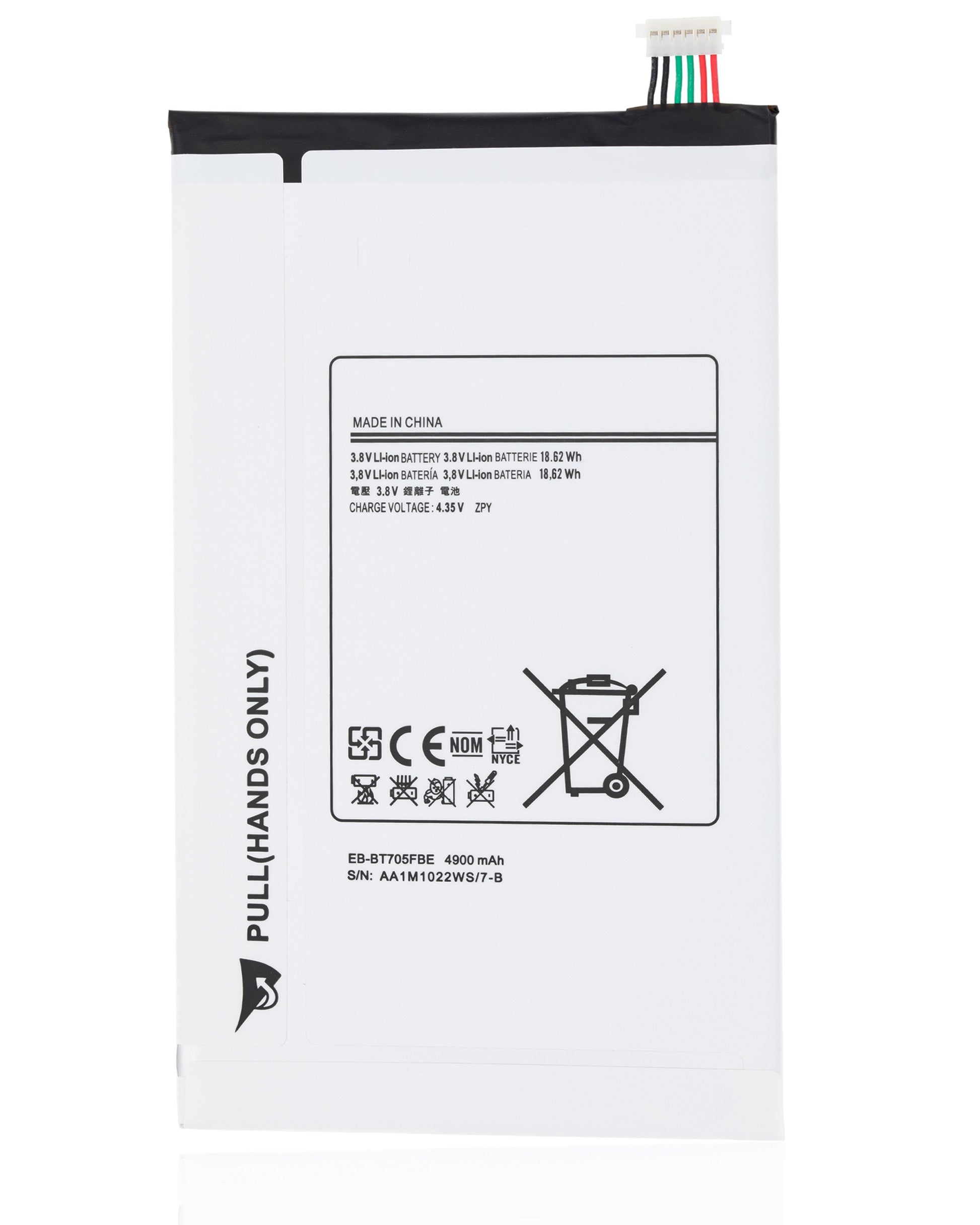 Replacement Battery Compatible For Samsung Galaxy TAB S 8.4 (T700 / T705) (EB-BT705) - product image 1