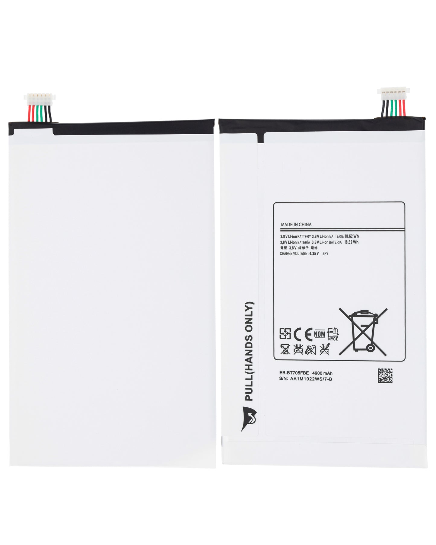 Replacement Battery Compatible For Samsung Galaxy TAB S 8.4 (T700 / T705) (EB-BT705) - product image 2