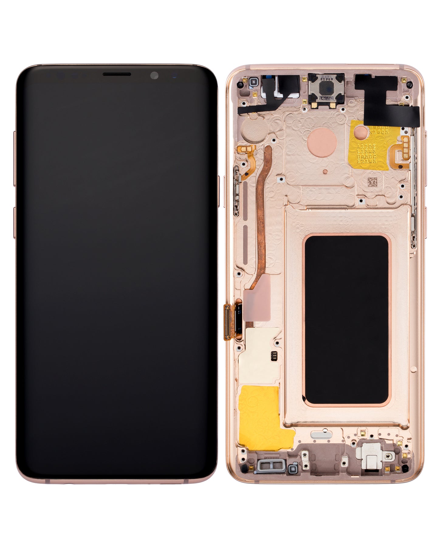 OLED Assembly With Frame For Samsung Galaxy S9 Plus (Refurbished) (Sunrise Gold)