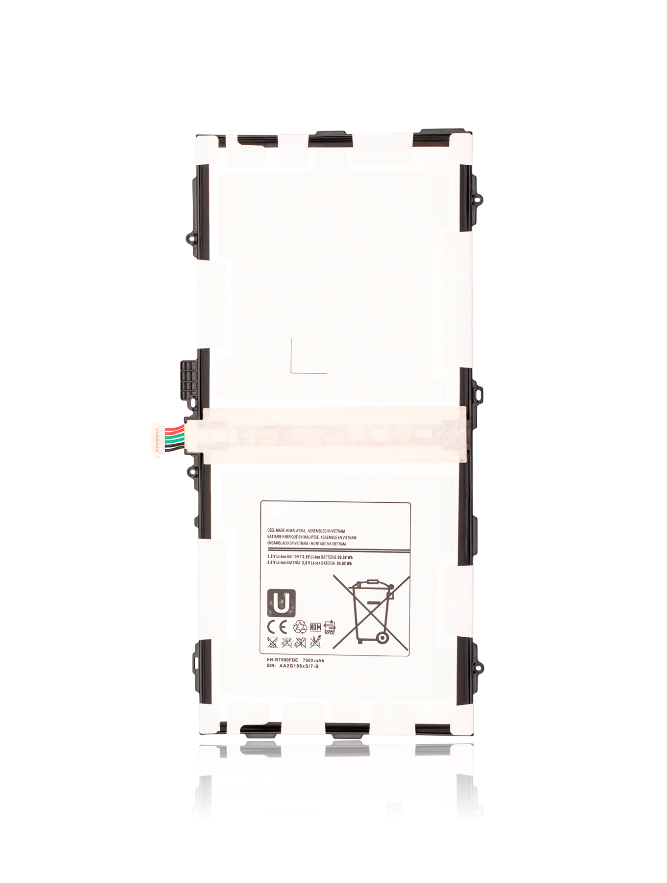Replacement Battery Compatible For Samsung Galaxy Tab S 10.5" (EB-BT800FBE) - product image 2
