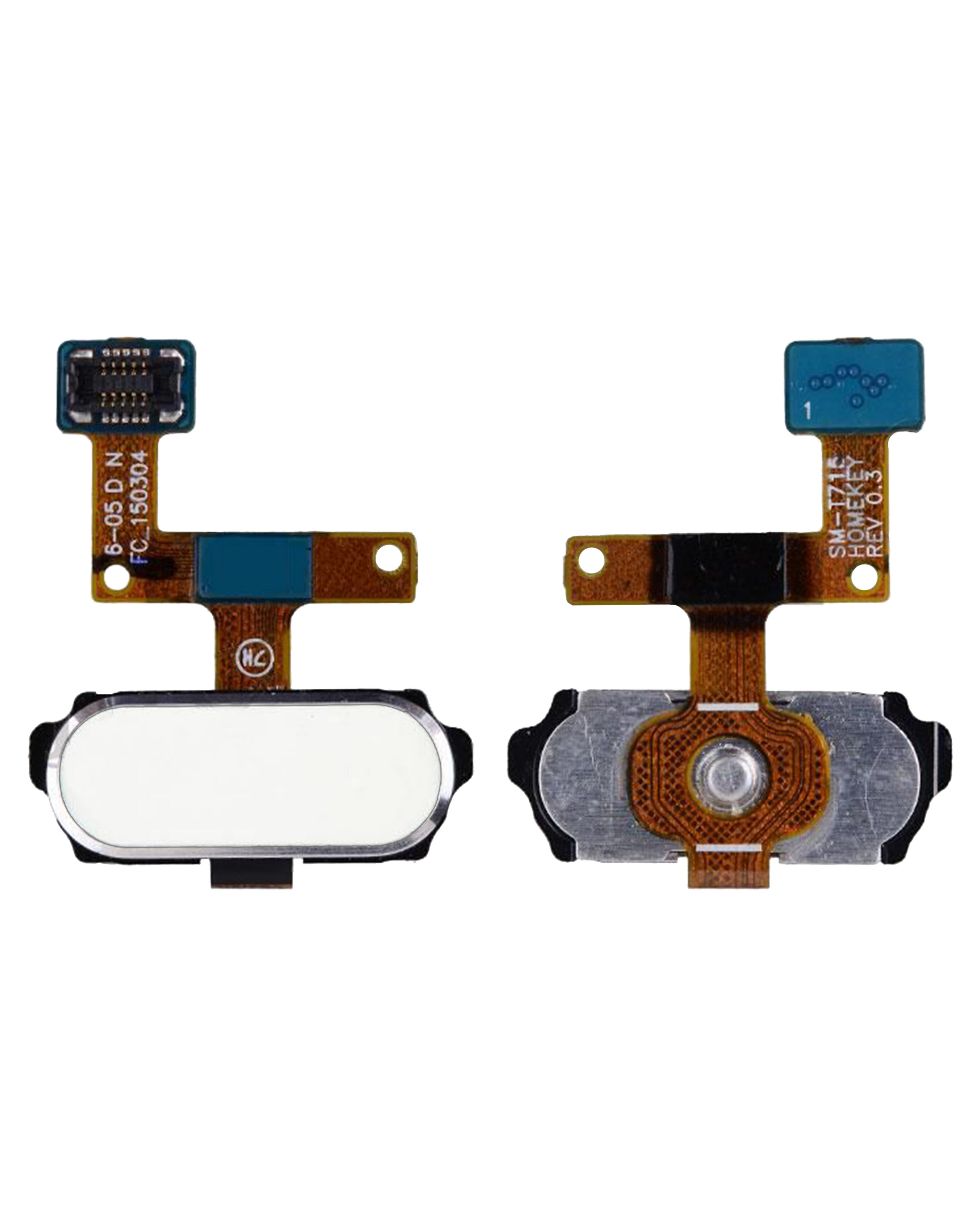 Home Button With Flex Cable Compatible For Samsung Galaxy Tab S2 8.0" (T710 / T713 / T715 / T719) (White) - product image 3